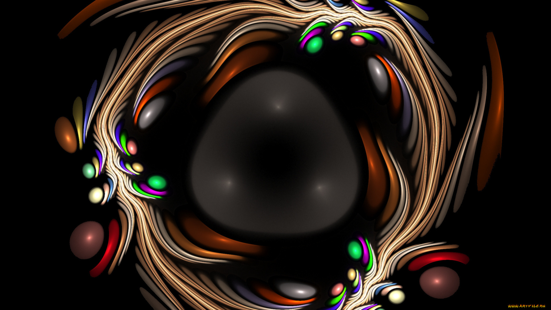 3д, графика, fractal, фракталы, узор, абстракция