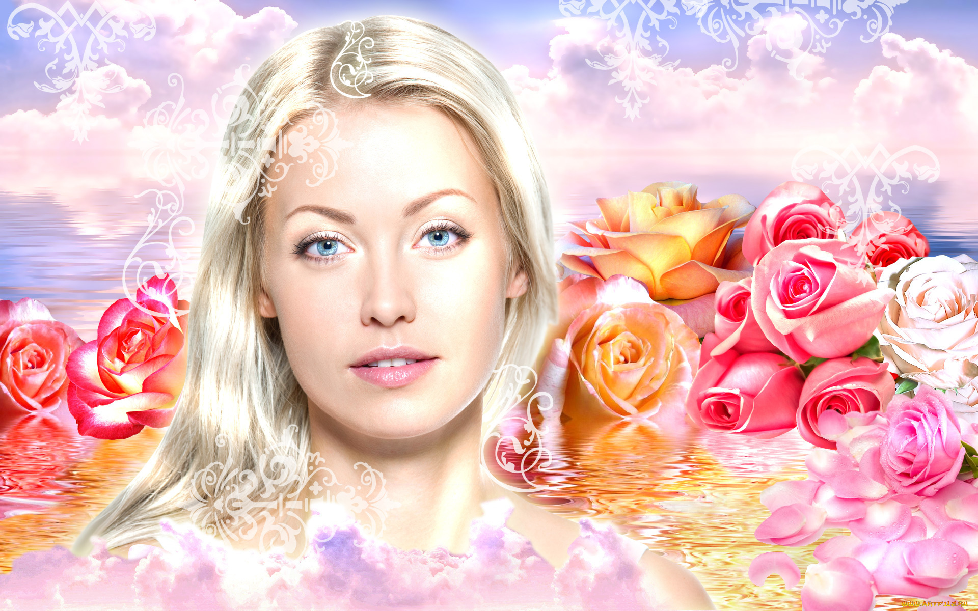 -Unsort, Креатив, девушки, unsort, креатив, розы