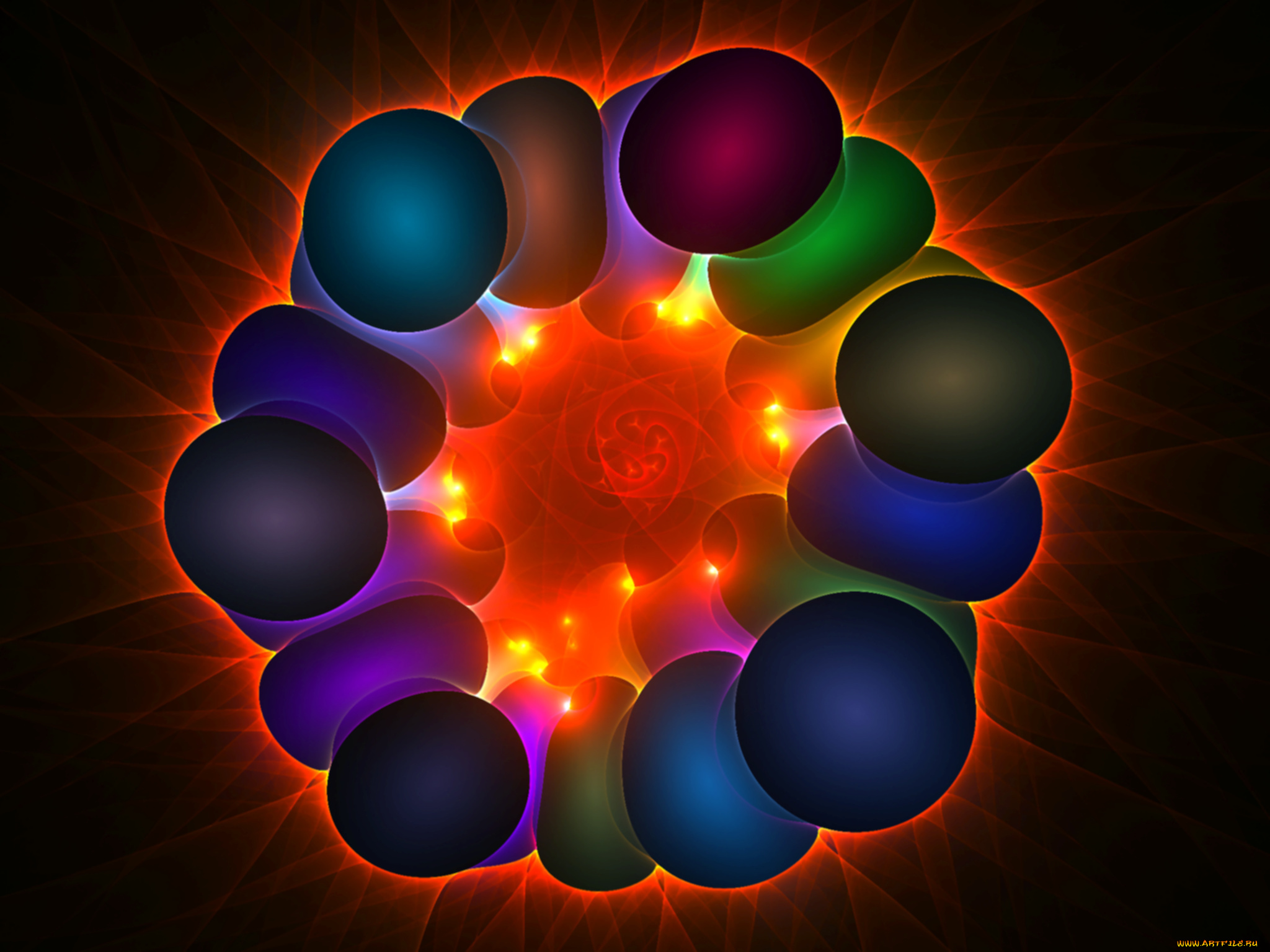 3д, графика, fractal, фракталы, абстракция, узор