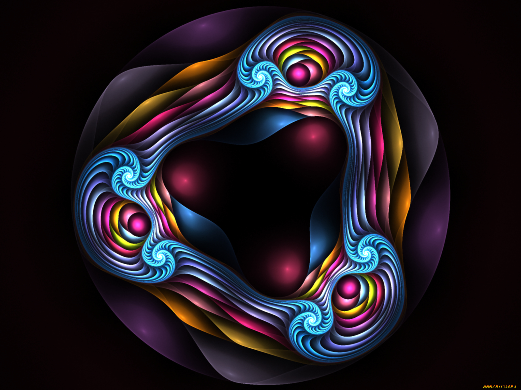 3д, графика, fractal, фракталы, абстракция, узор