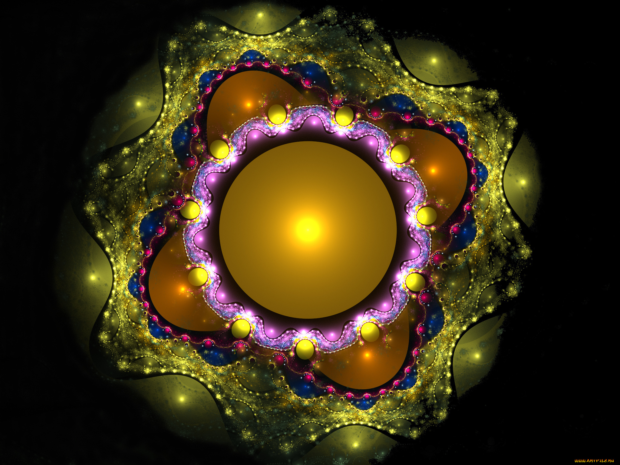 3д, графика, fractal, фракталы, абстракция, узор