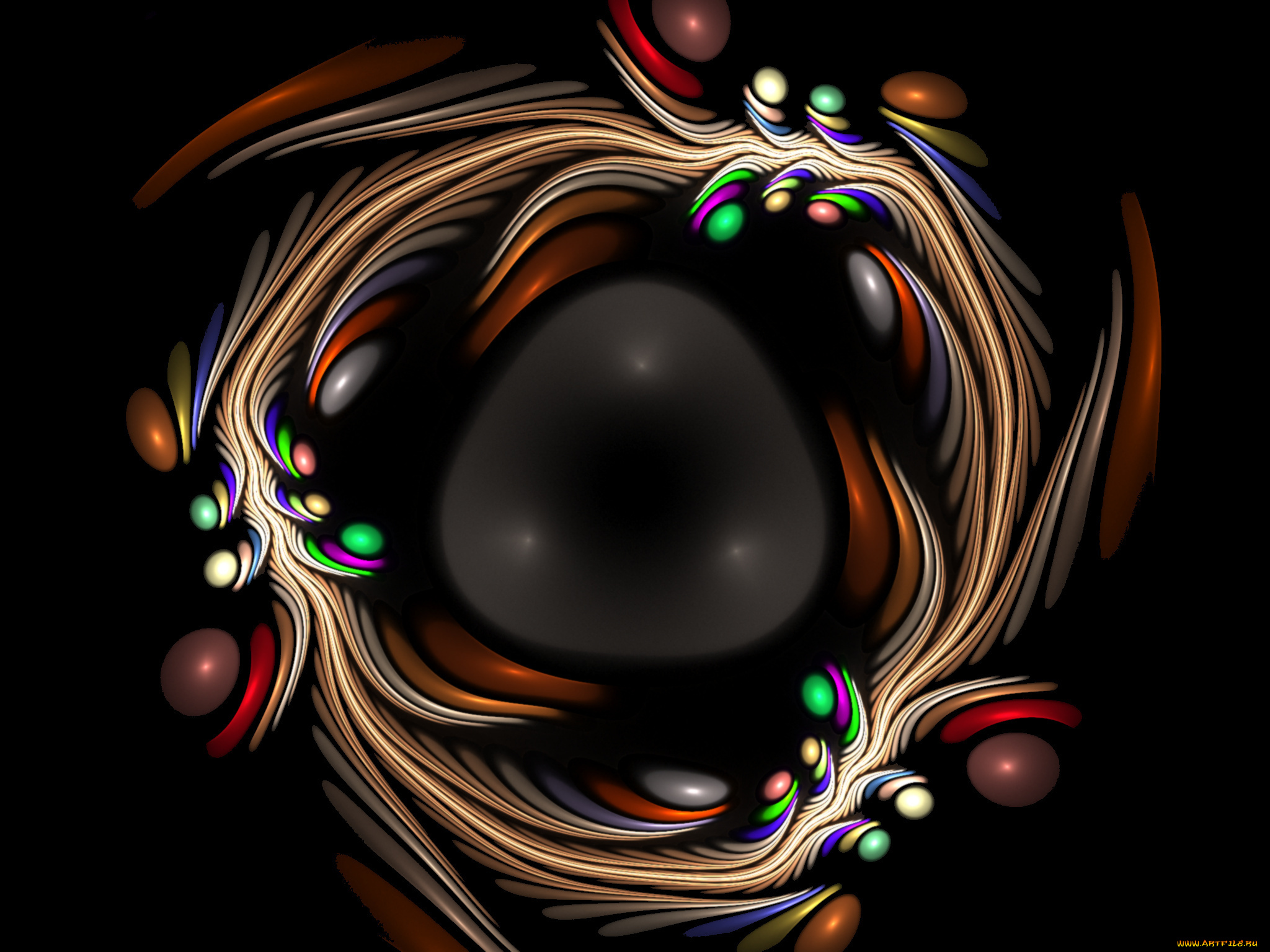 3д, графика, fractal, фракталы, узор, абстракция