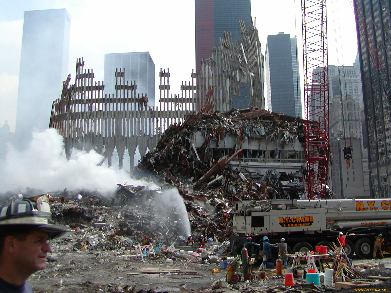 разное, развалины, руины, металлолом, город, здание, обрушение, катастрофа