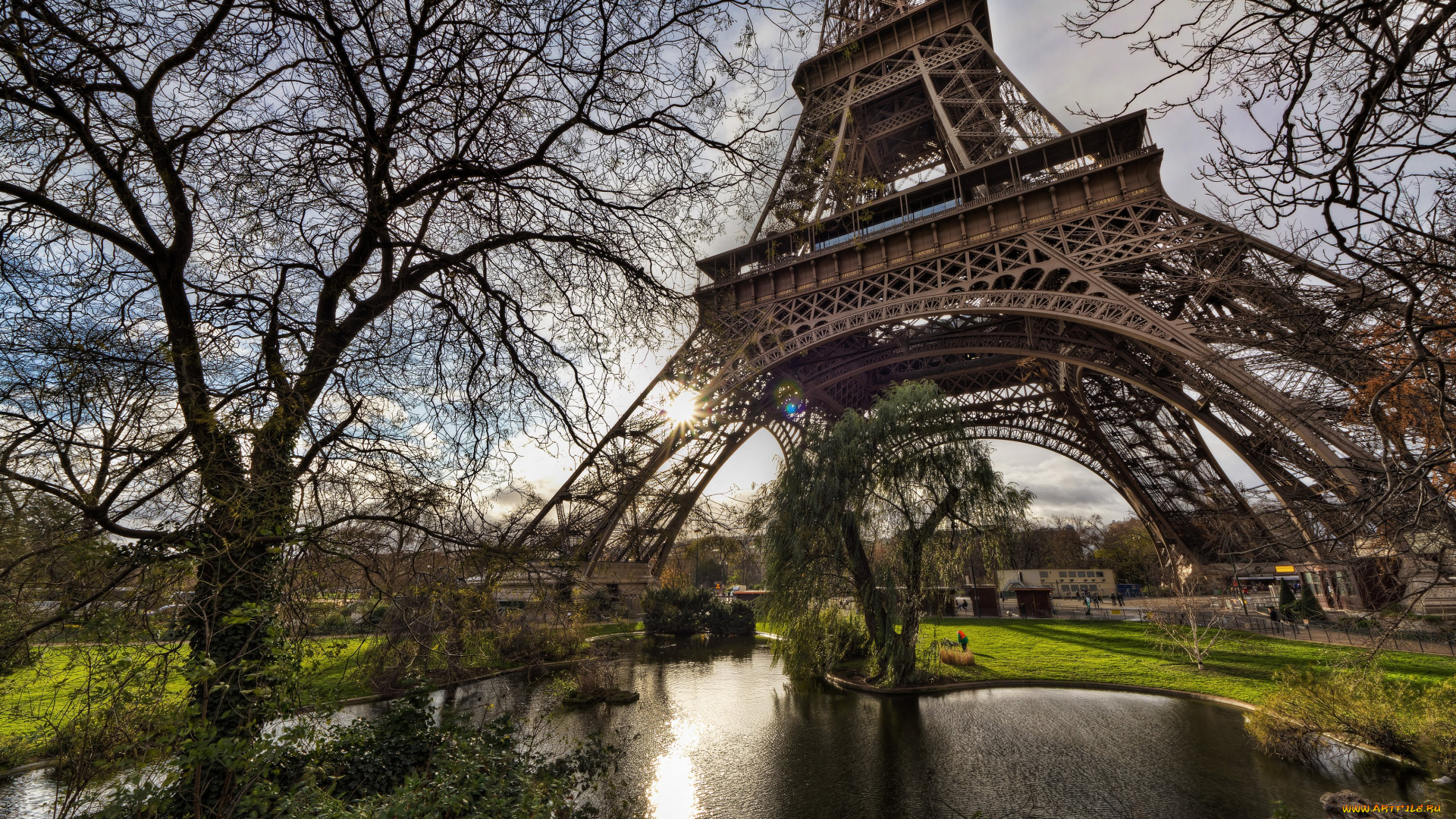 города, париж, франция, башня, эйфель