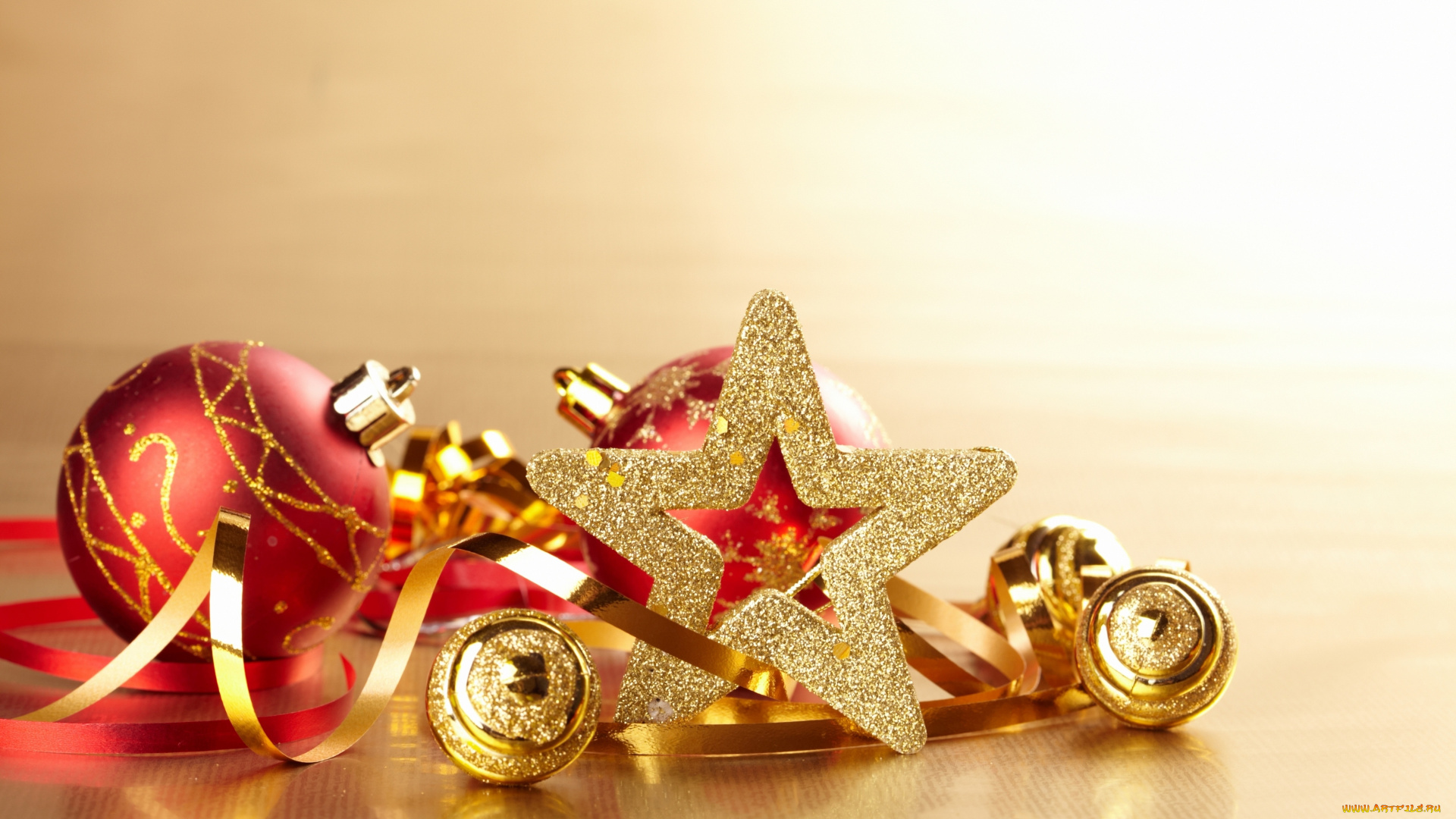 праздничные, украшения, мишура, шарики, звезда