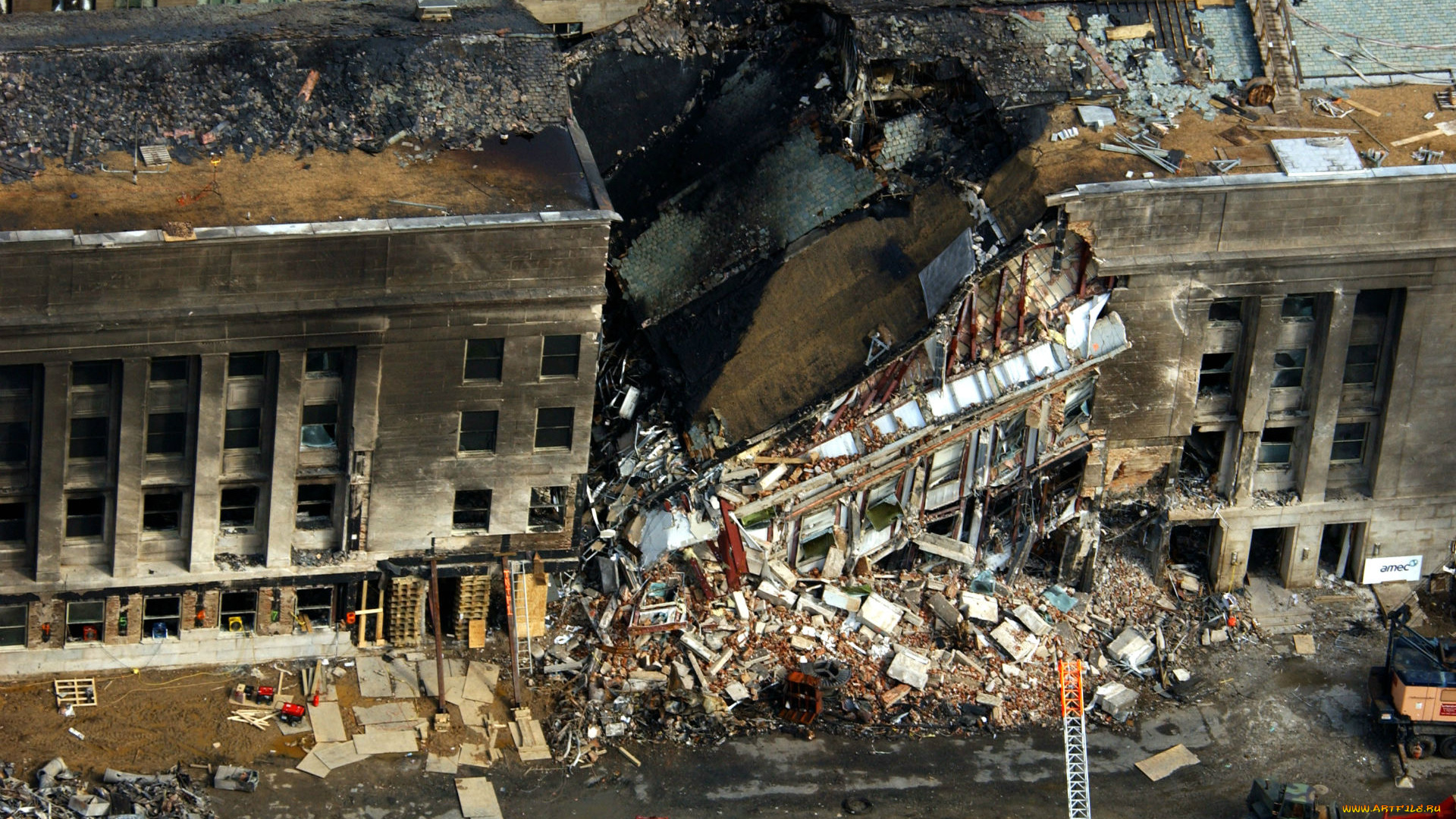 разное, развалины, руины, металлолом, город, здания, обрушение, катастрофа