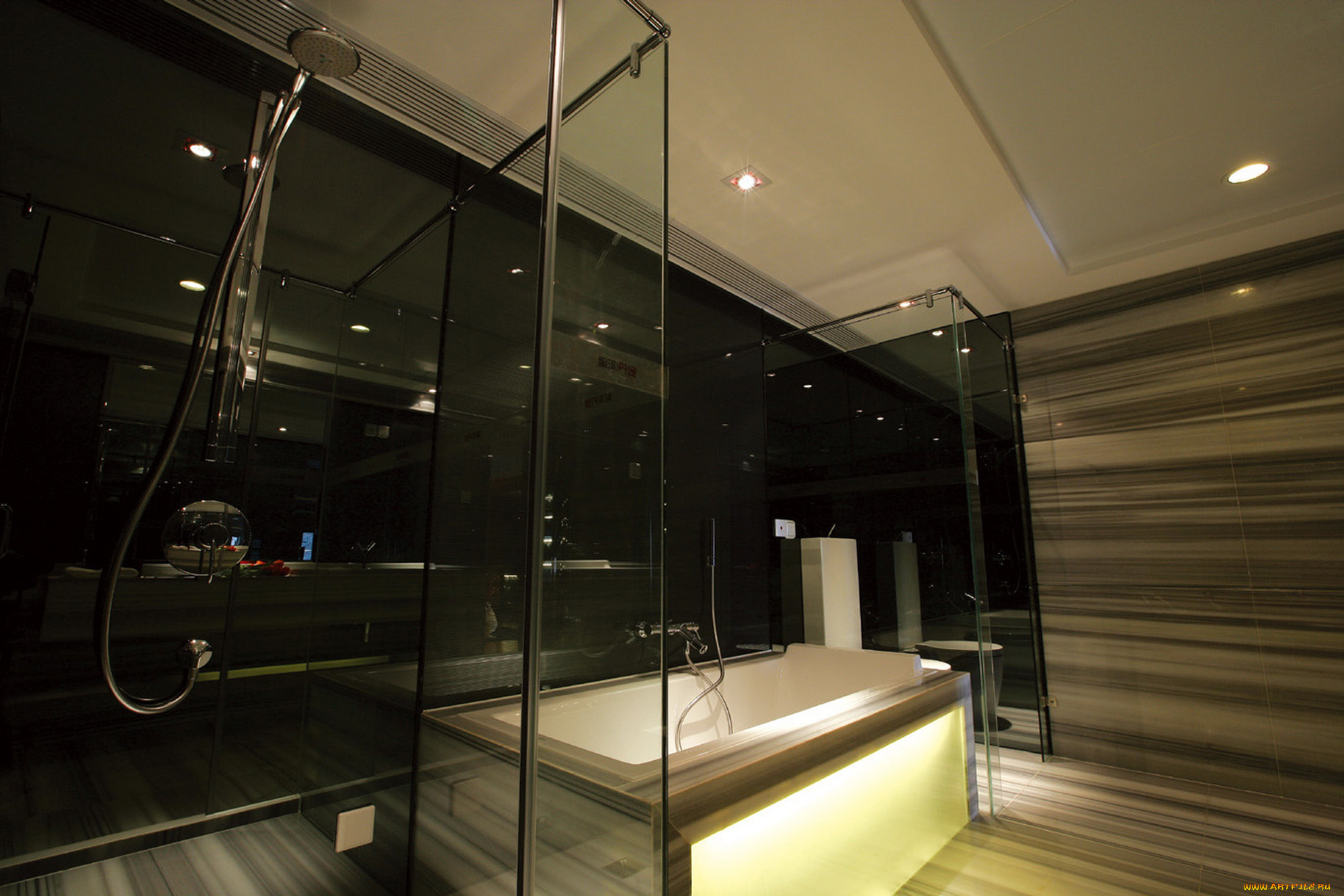 интерьер, ванная, туалетная, комнаты, стол, стулья