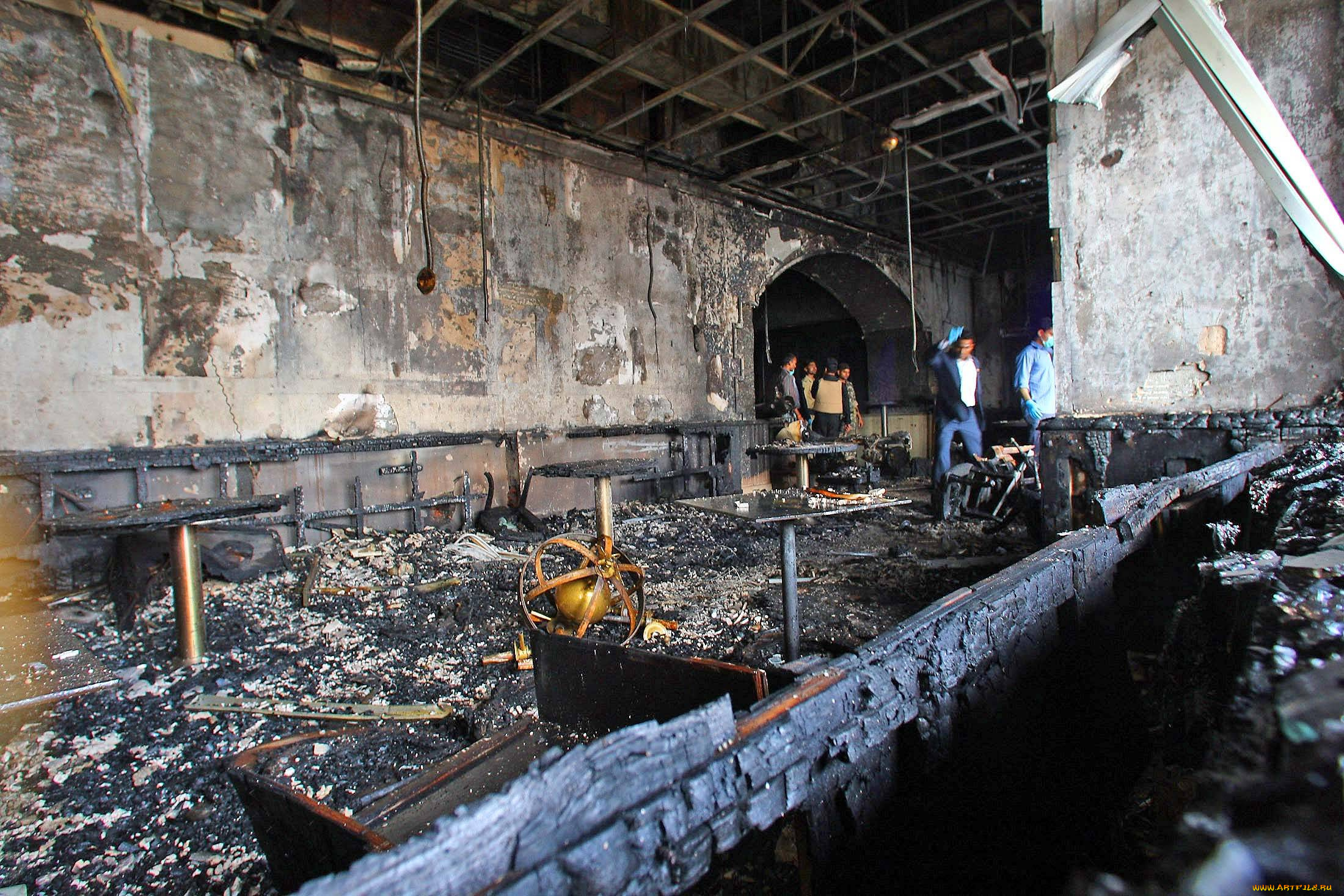 разное, развалины, руины, металлолом, здание, подвал, обрушение