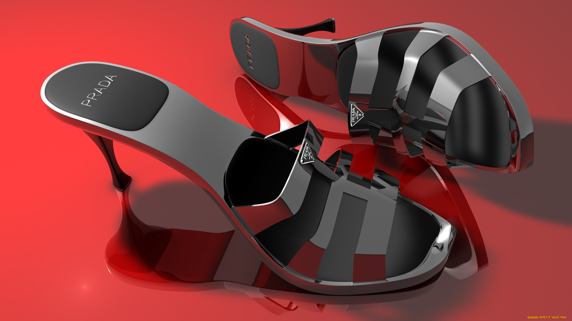 3д, графика, другое, обувь