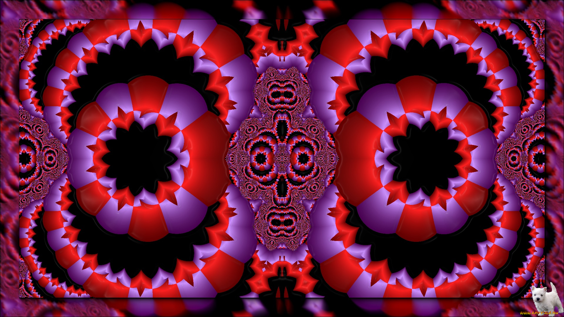 3д, графика, fractal, фракталы, узор, цвета, фон