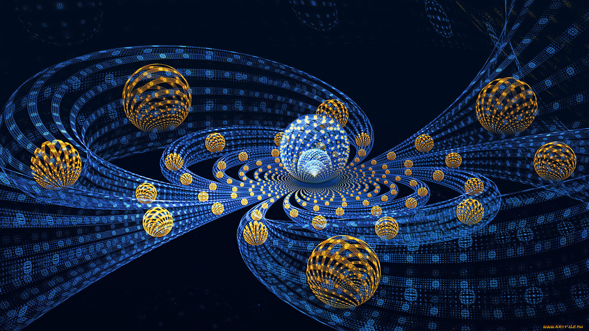 3д, графика, fractal, фракталы, узор, цвета, фон