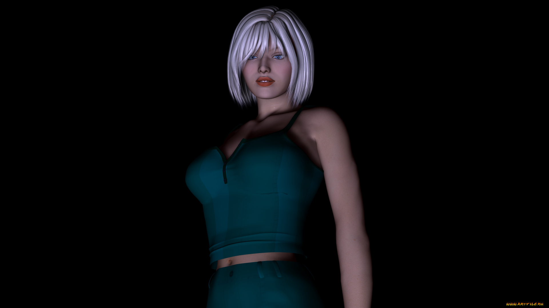 3д, графика, people, люди, взгляд, девушка