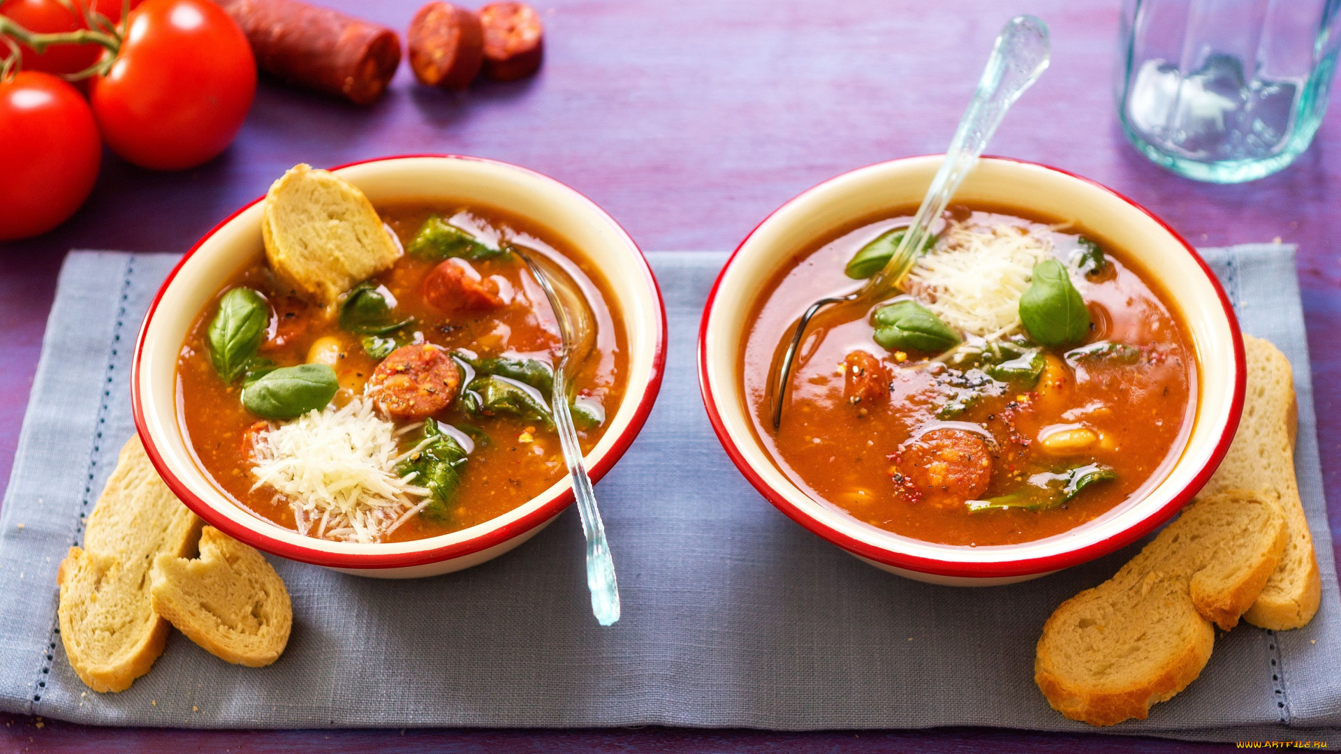 minestrone, with, kick, еда, первые, блюда, гренки, суп, минестроне