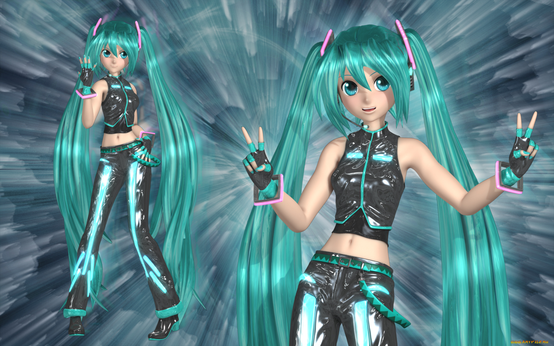 3д, графика, anime, аниме, vocaloid