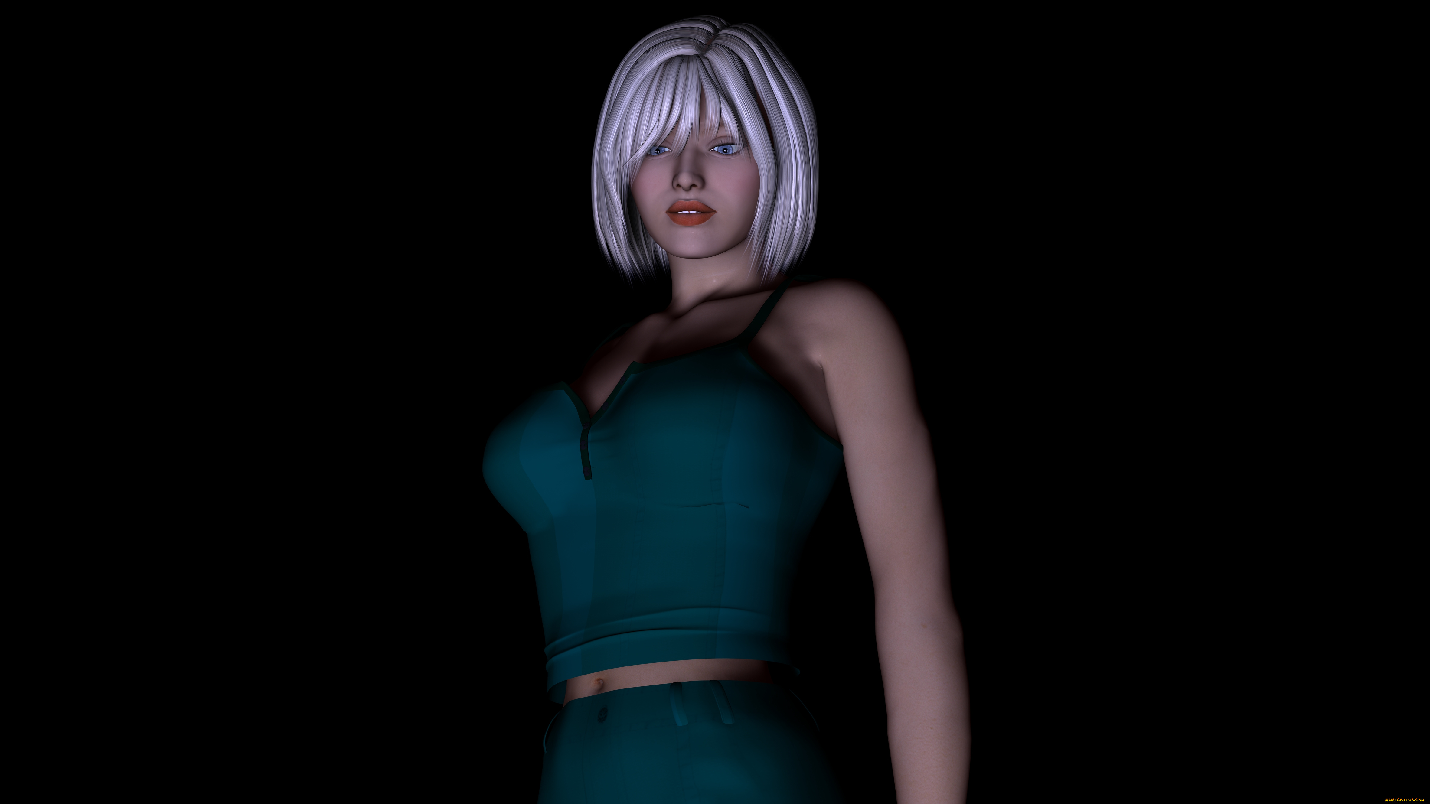 3д, графика, people, люди, взгляд, девушка