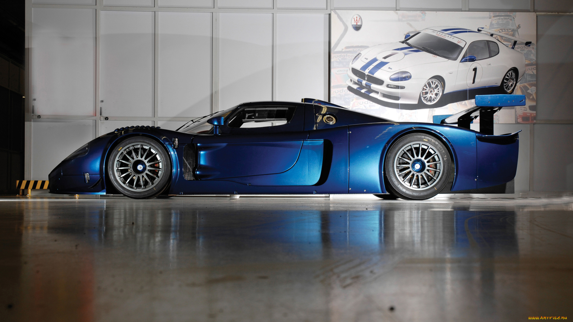 автомобили, maserati, mc12, corsa, синий