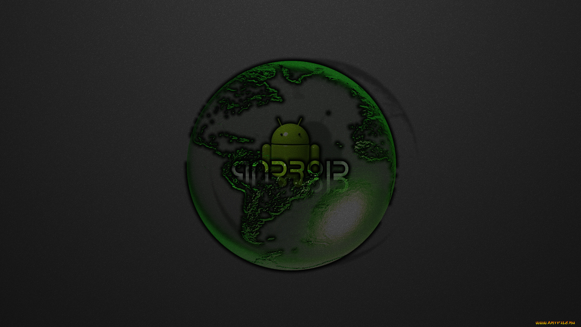 компьютеры, android, логотип, фон