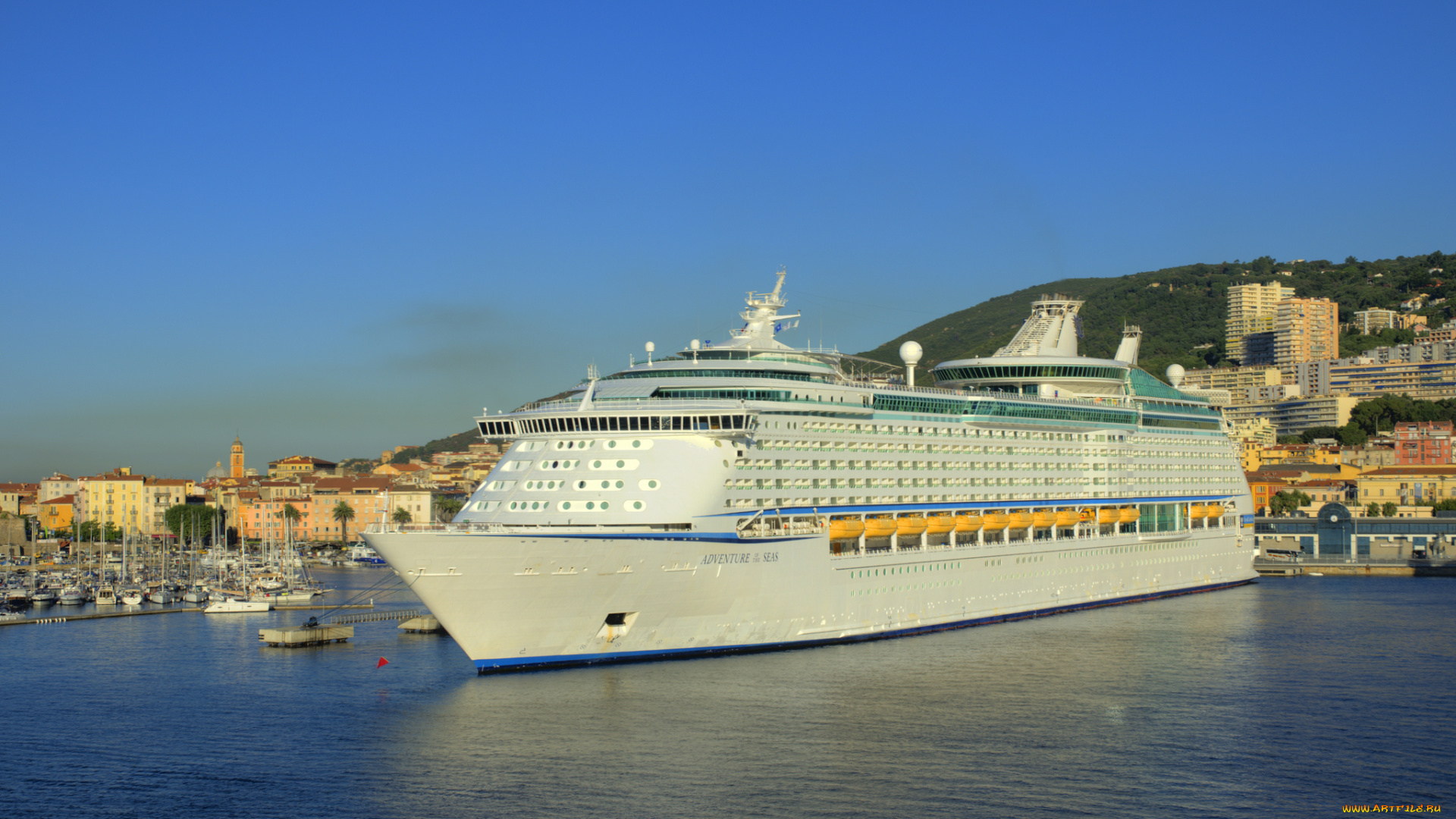 seas, in, ajaccio, , corsica, корабли, лайнеры, лайнер, причал, порт