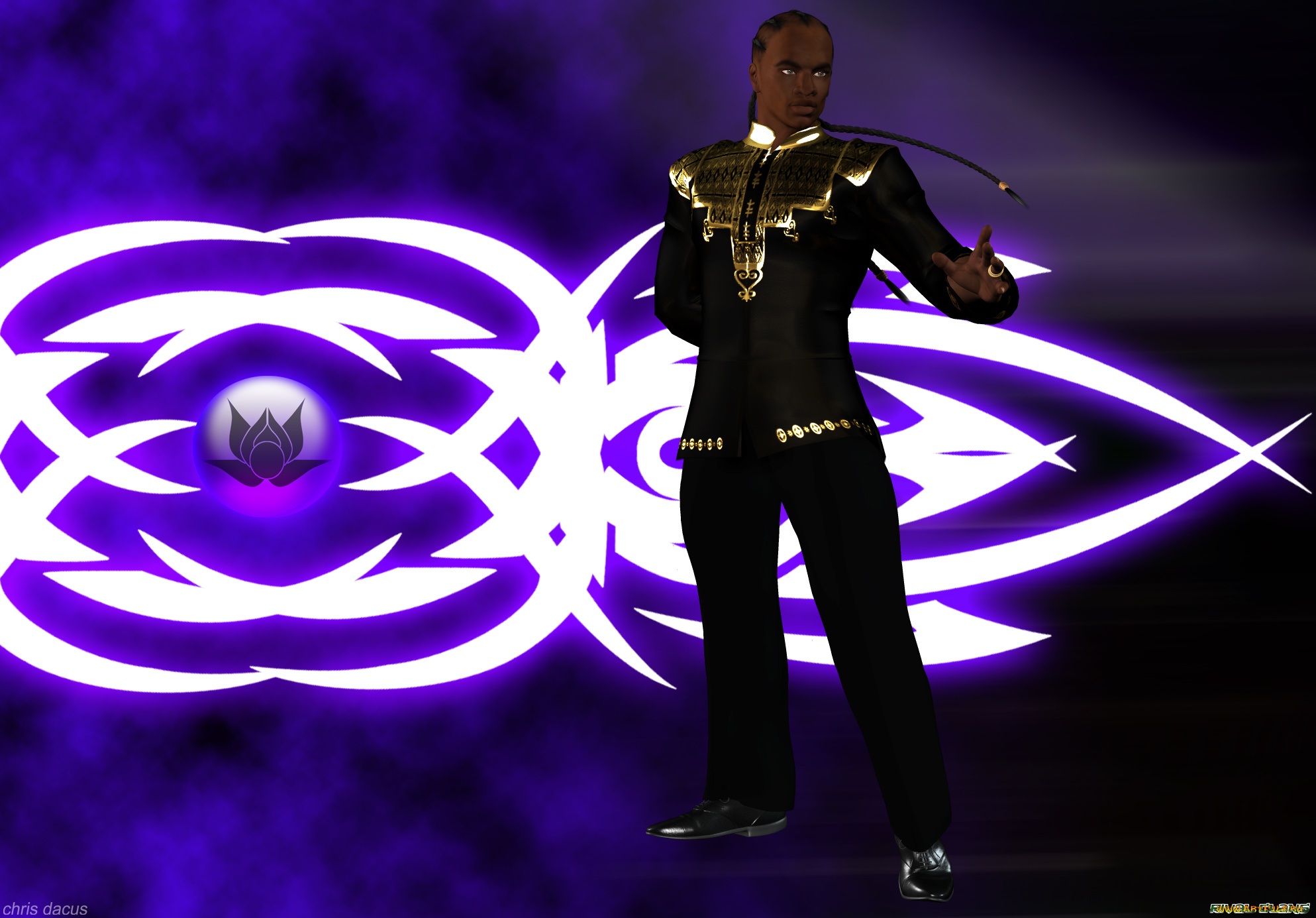 3д, графика, фантазия, , fantasy, символ, оружие, взгляд, фон, мужчина