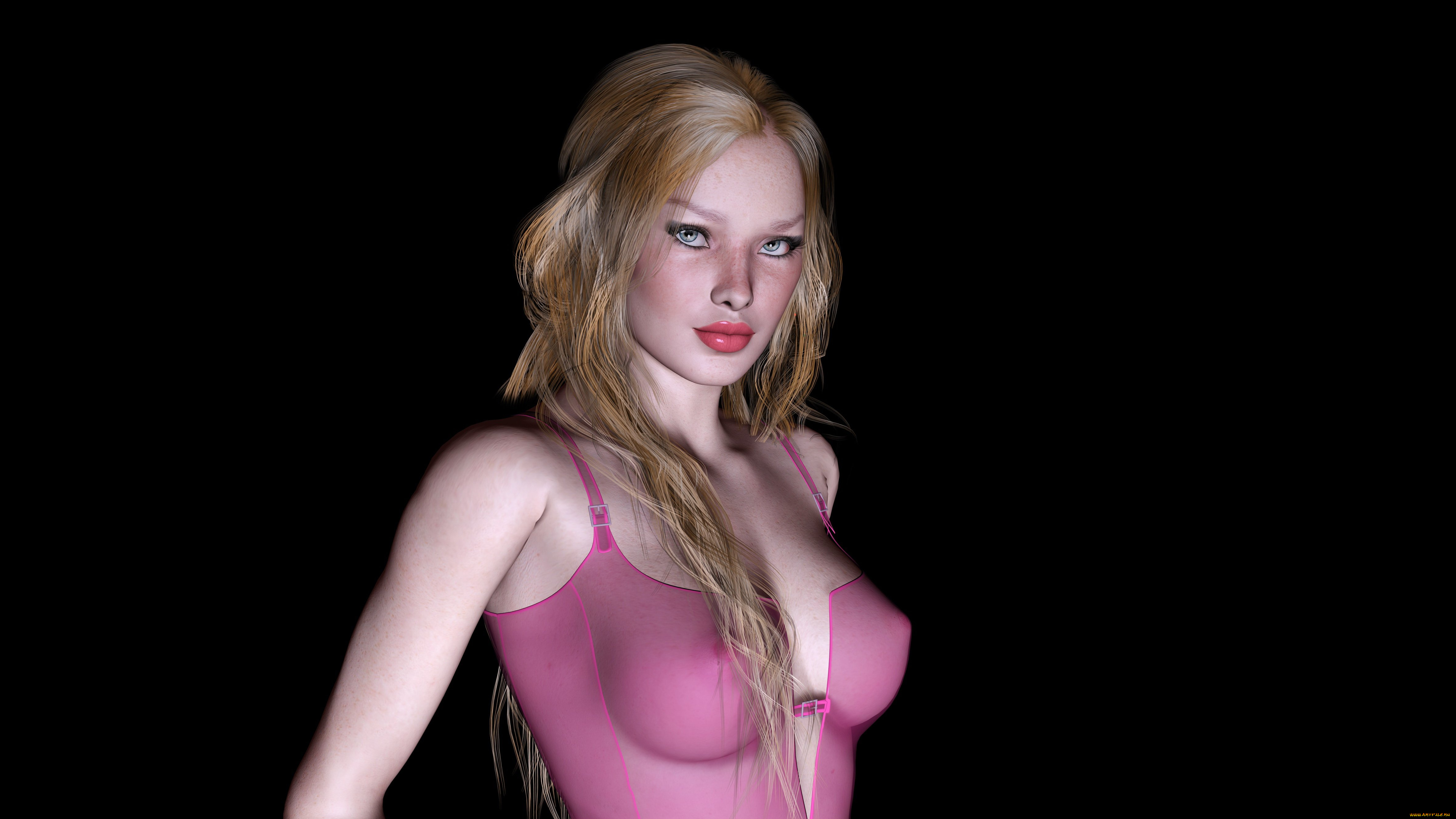 3д, графика, люди, , people, фон, взгляд, девушка