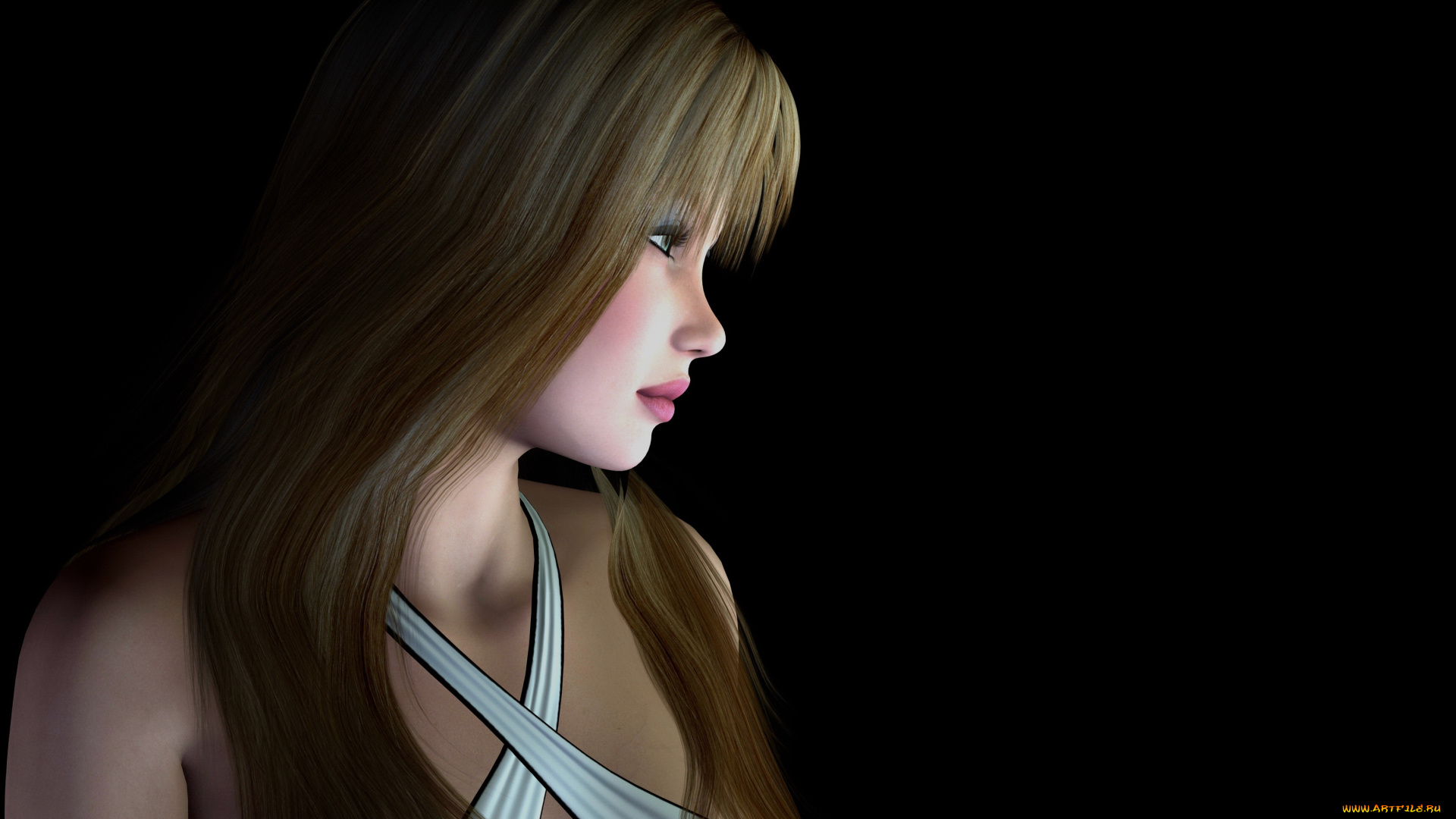 3д, графика, люди, , people, фон, взгляд, девушка