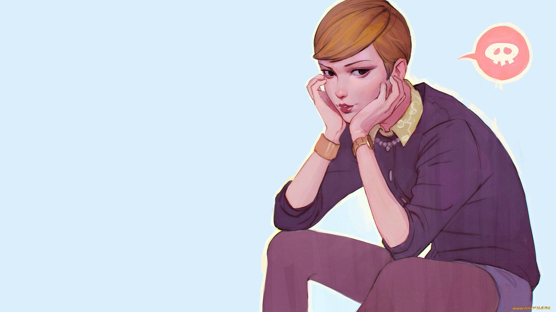 аниме, unknown, , другое, life, is, strange, victoria, chase, ilya, kuvshinov, арт, фон