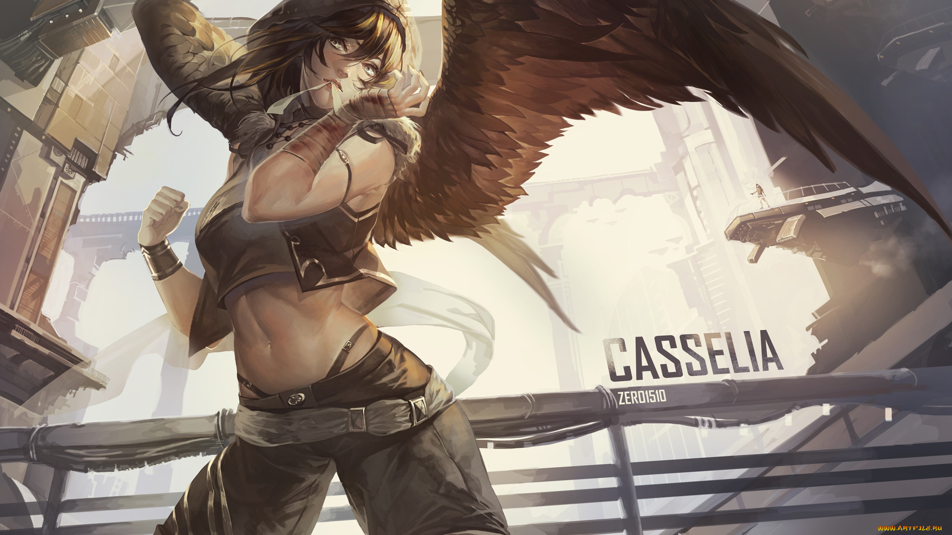 фэнтези, ангелы, арт, девушка, ангел, крылья