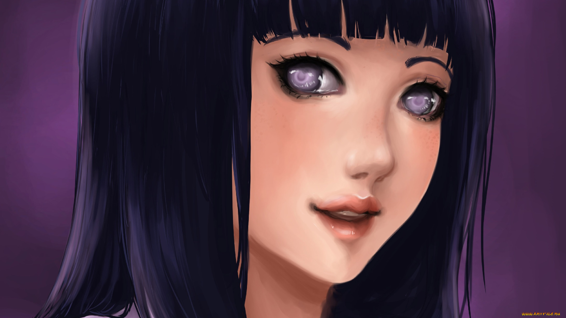 разное, арты, арт, девушка, хината