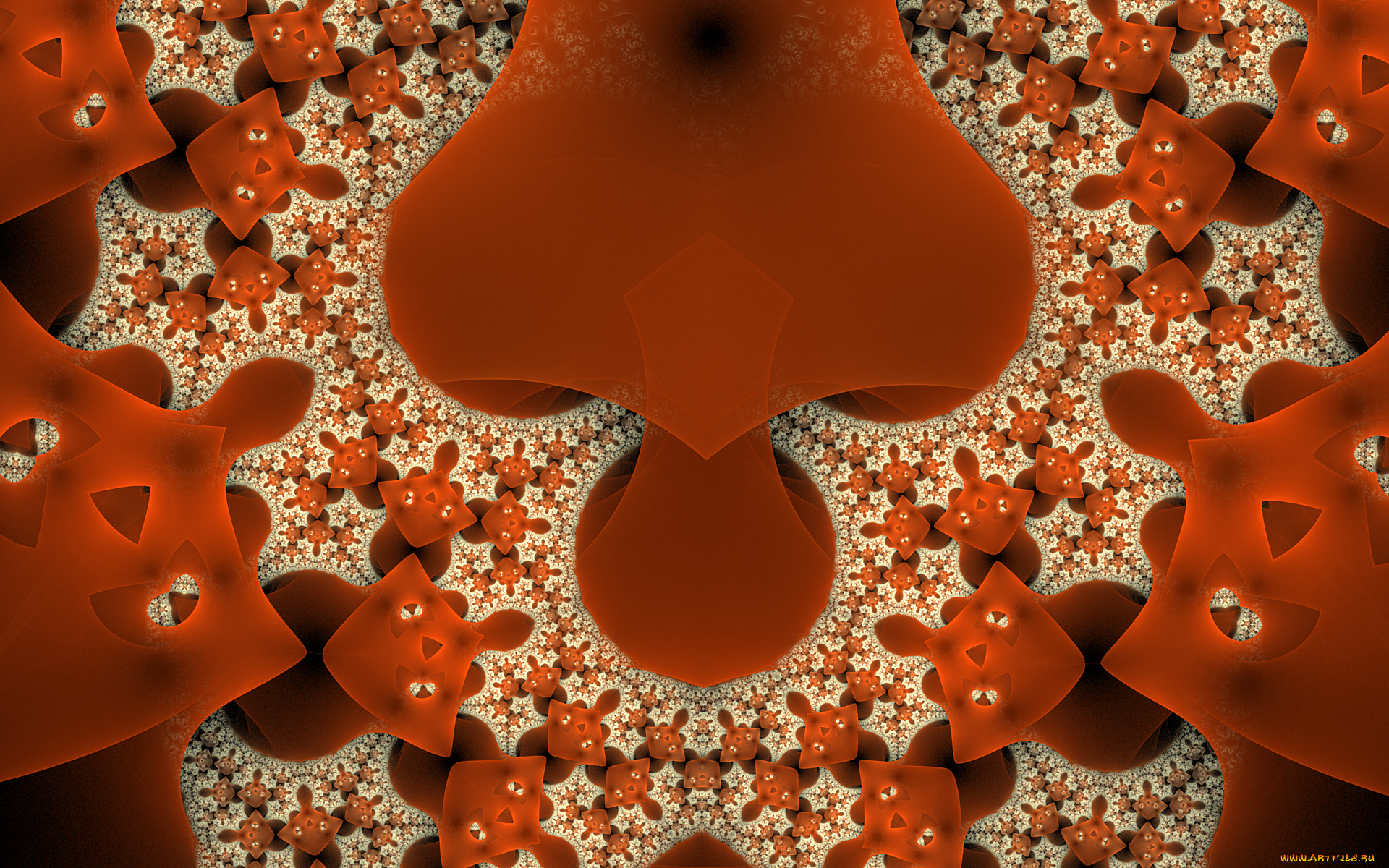 3д, графика, фракталы, , fractal, узор, фон, цвета