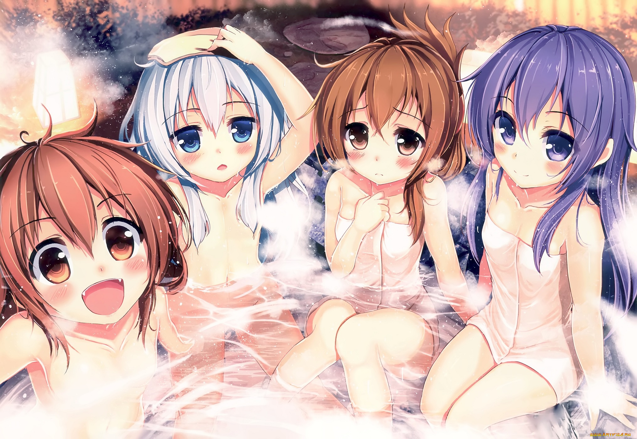 аниме, kantai, collection, ikazuchi, hibiki, kancolle, akatsuki, девочки, арт, kantai, collection, akabane, zebrasmise, inazuma