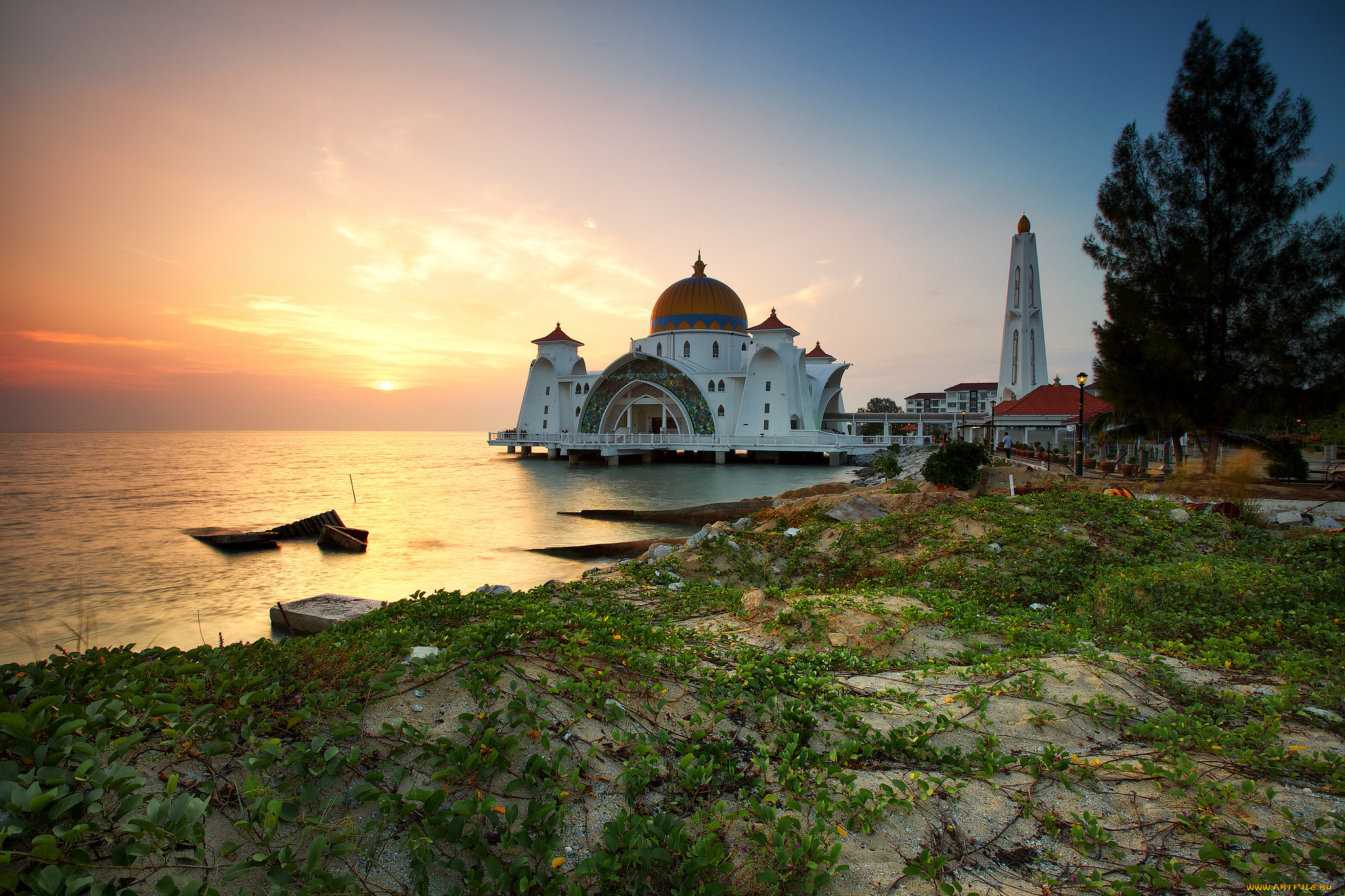 masjid, selat, melaka, города, -, мечети, , медресе, мечеть