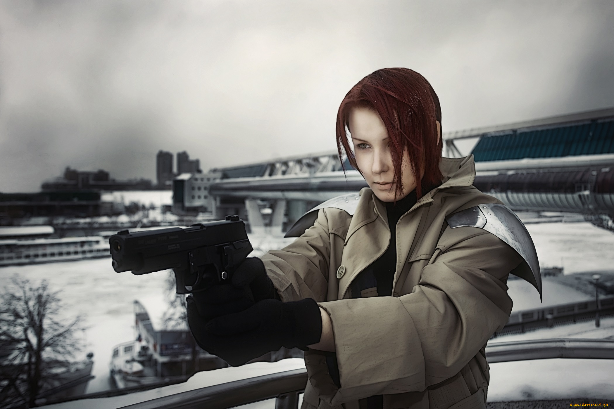 разное, cosplay, , косплей, катце, пистолет, клин, любви