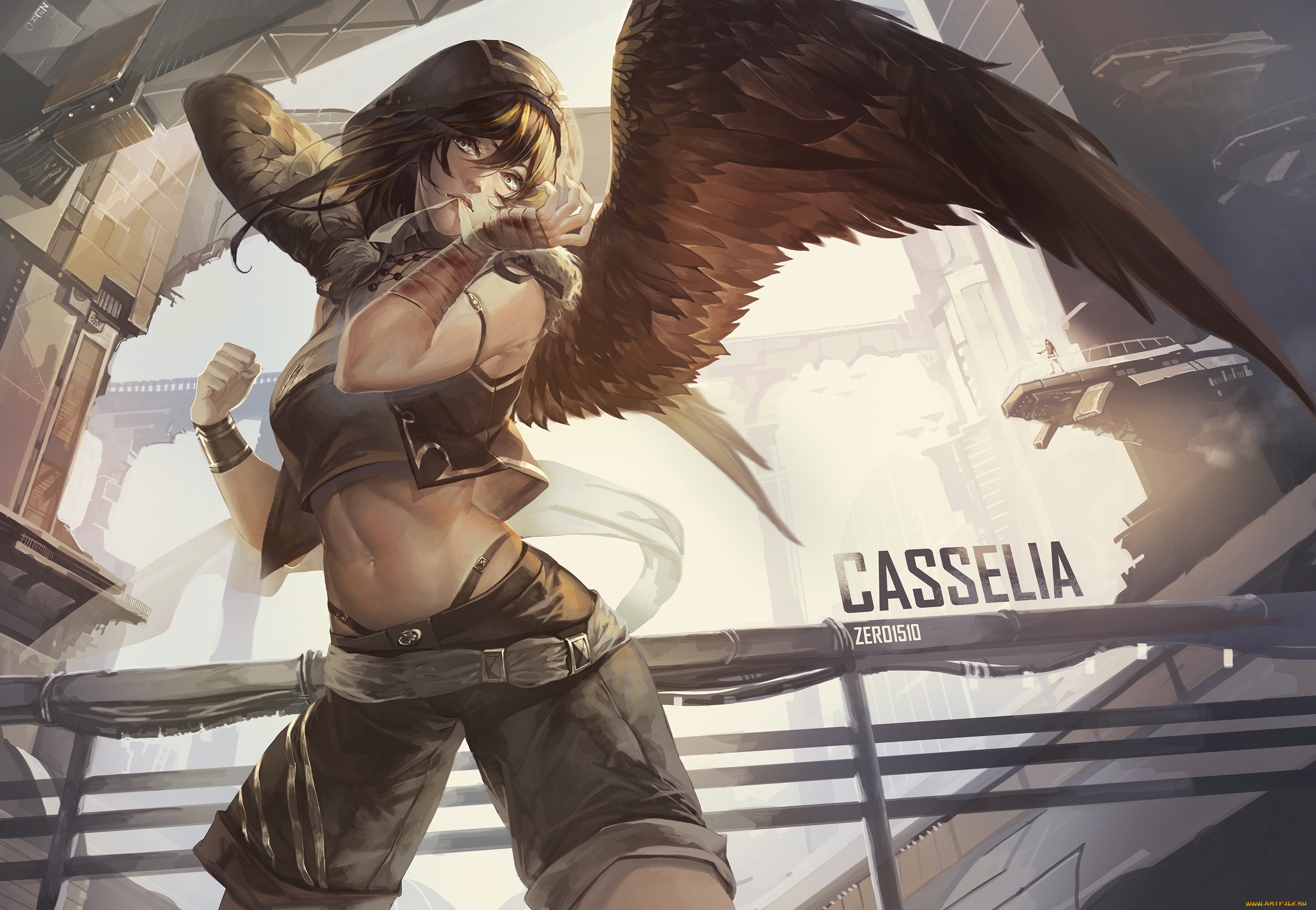 фэнтези, ангелы, арт, девушка, ангел, крылья