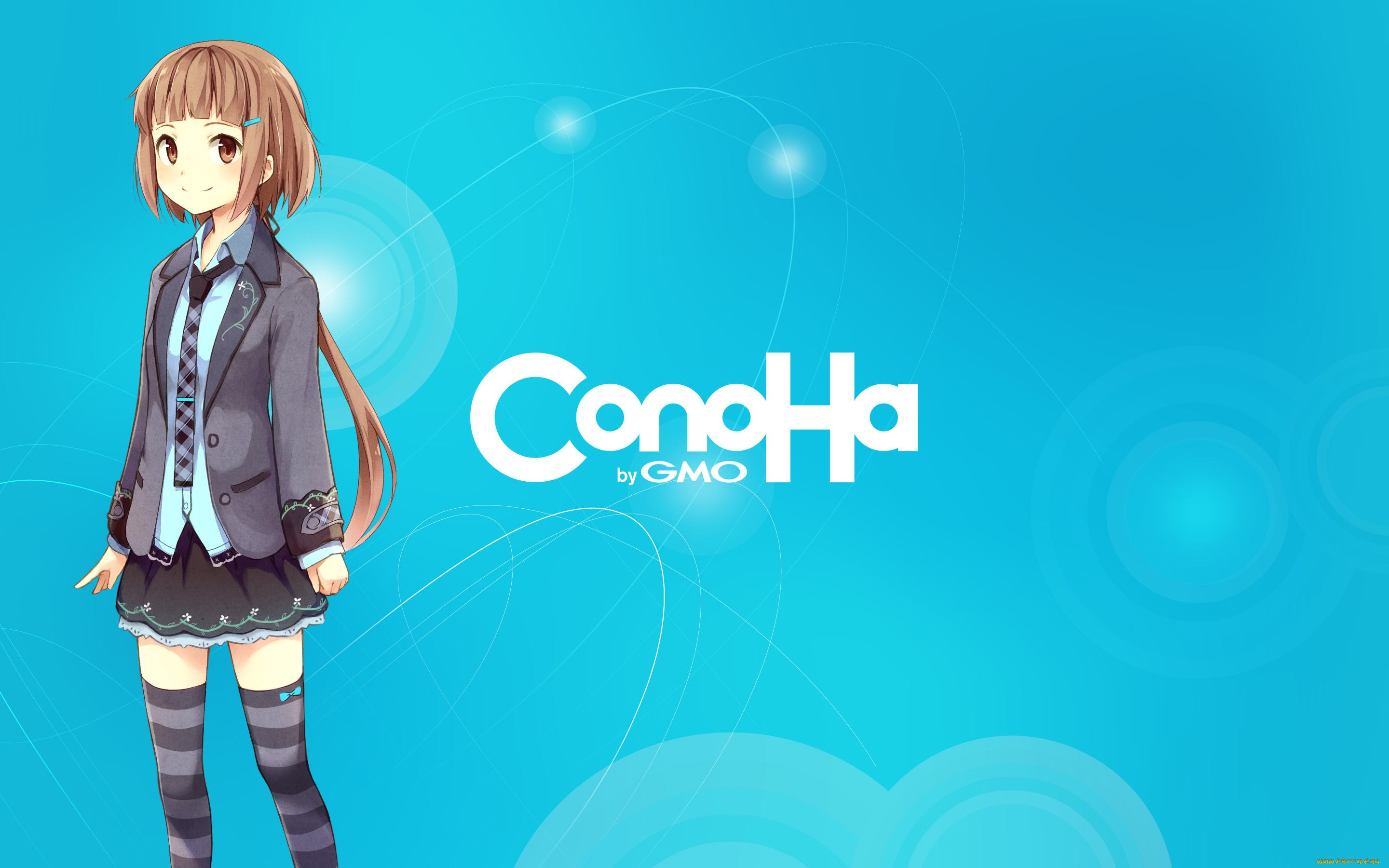 аниме, unknown, , другое, арт, фон, девочка, mikumo, conoha, gmo