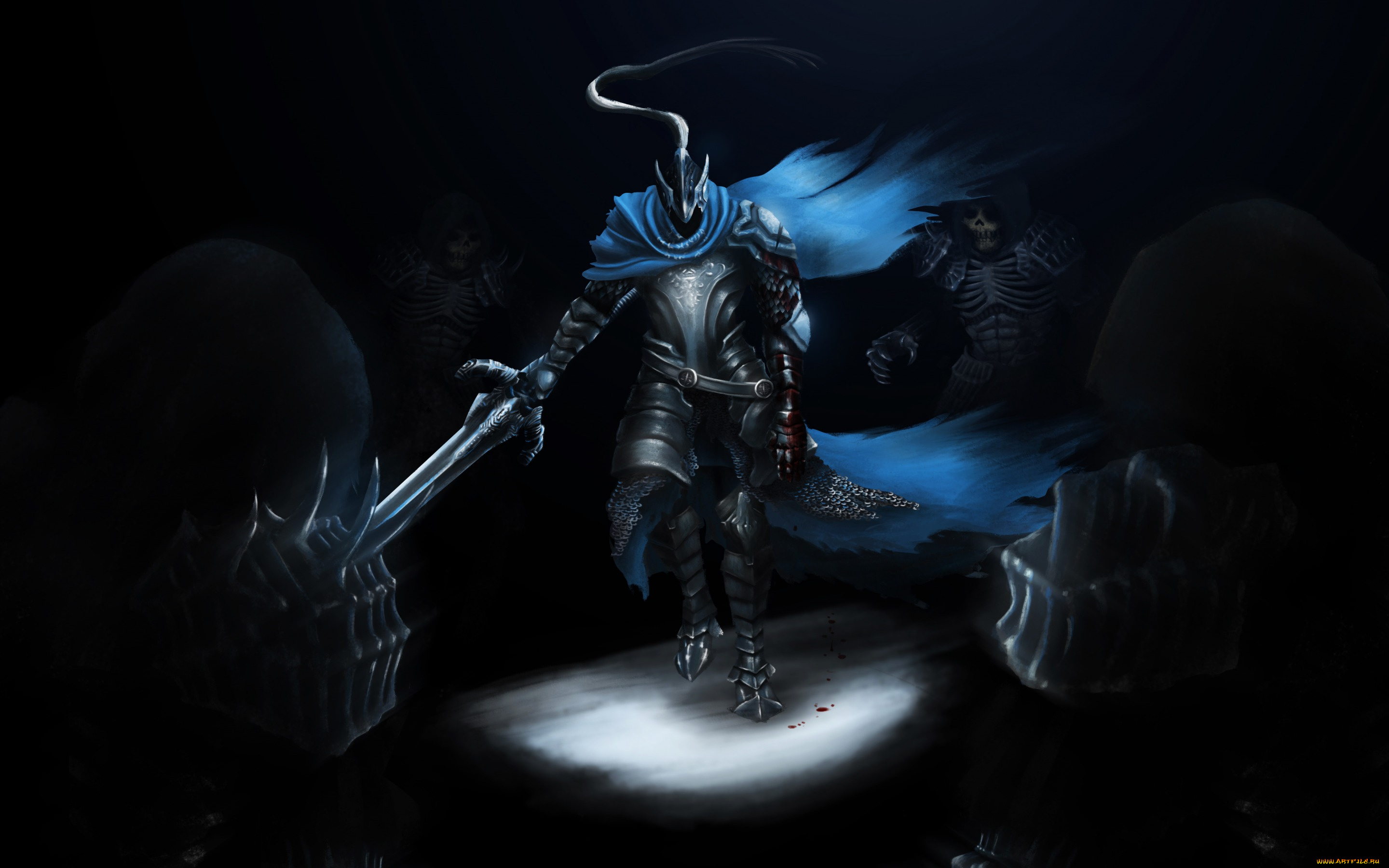 видео, игры, dark, souls, knight, artorias, dark, souls, демоны, монстры, рпг, art