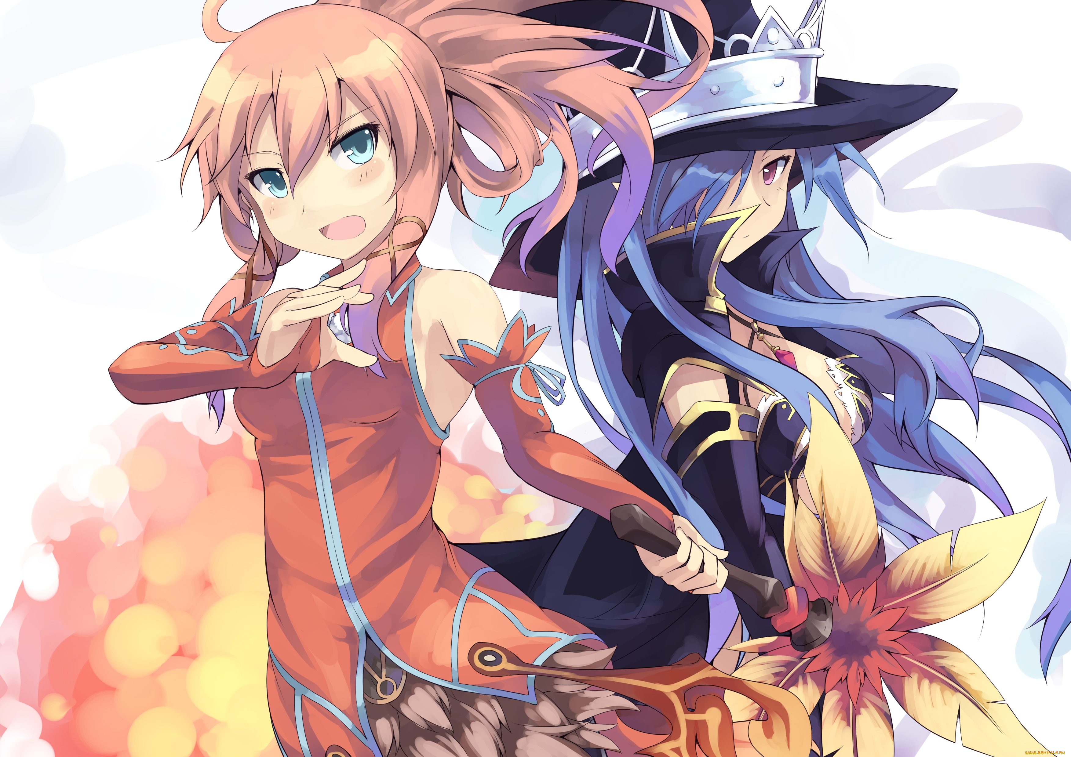 аниме, unknown, , другое, fatima, althea, девушки, арт, luminous, arc