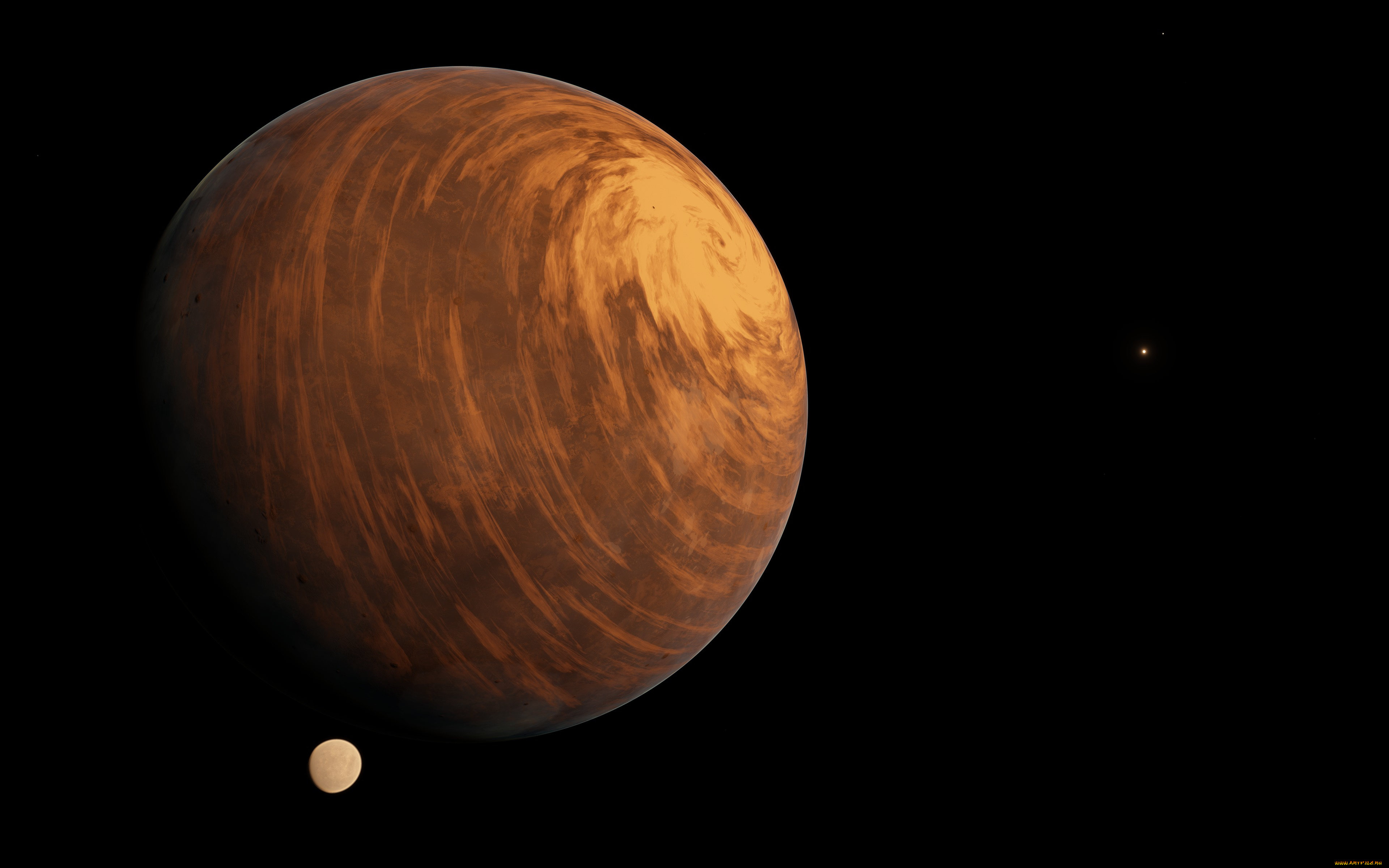 космос, арт, планета, поверхность