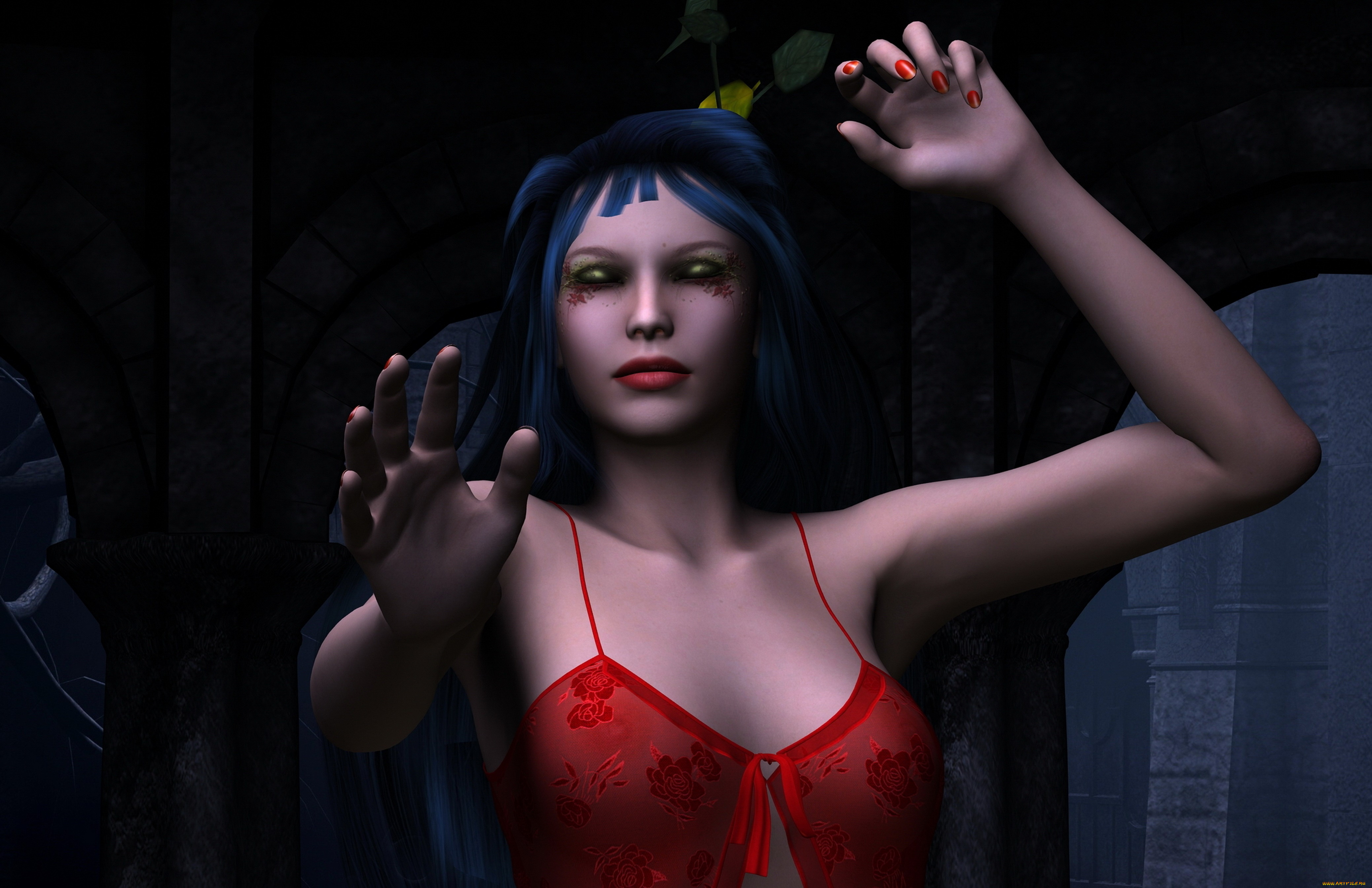 3д, графика, люди, , people, взгляд, девушка, фон