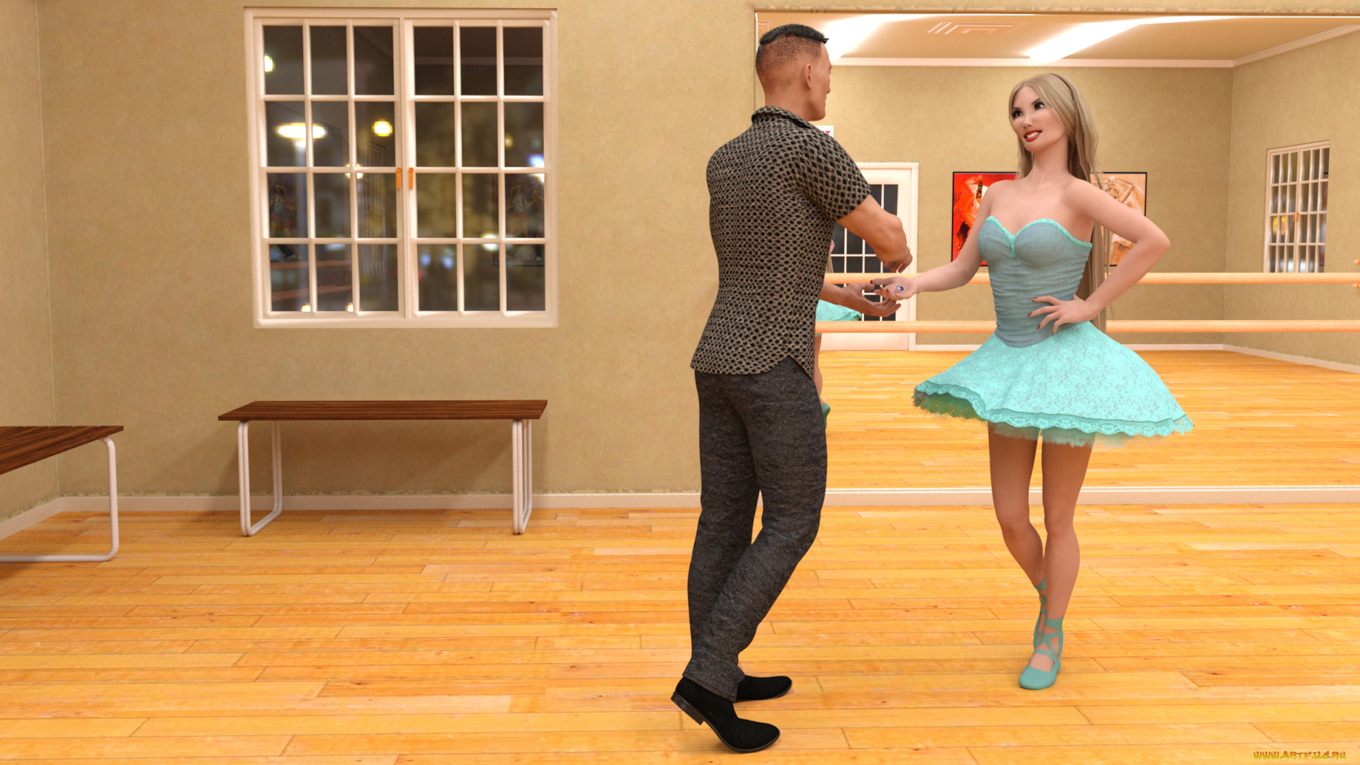 3д, графика, люди, , people, девушка, взгляд, фон, парень