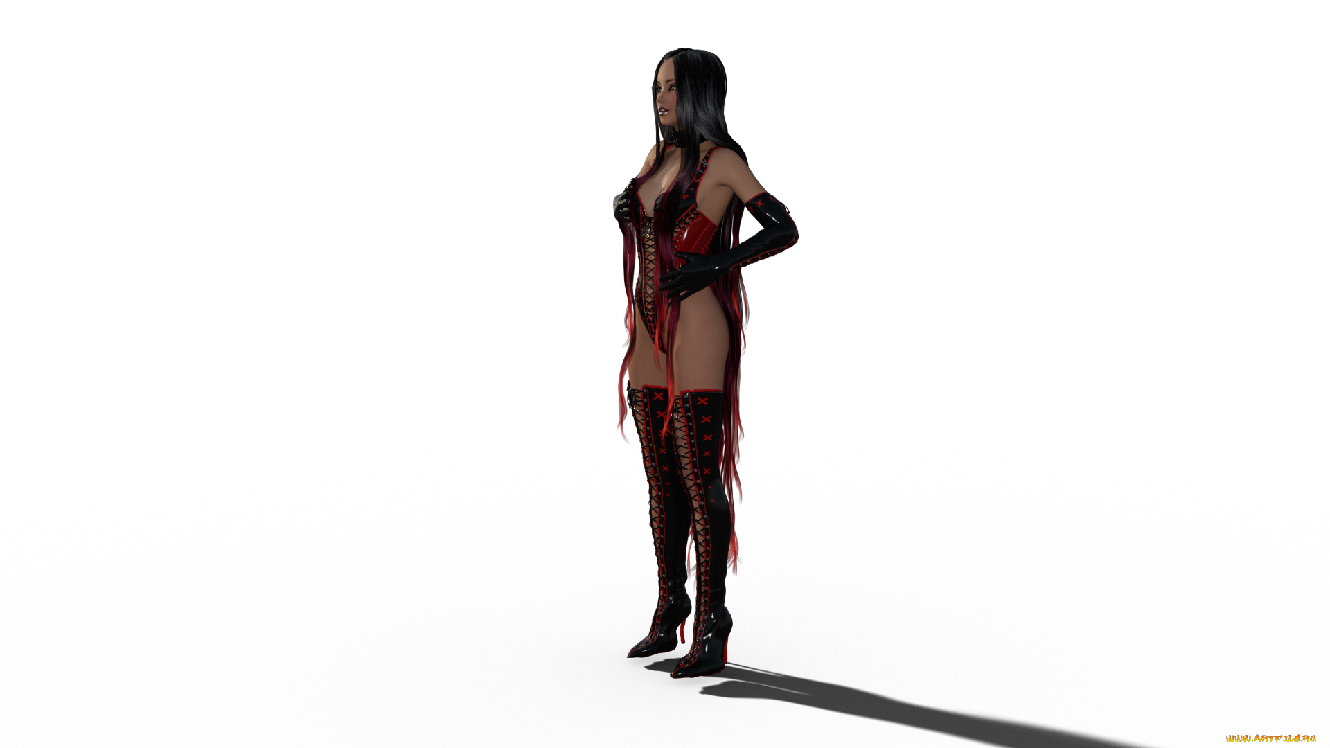 3д, графика, люди, , people, девушка, взгляд, фон