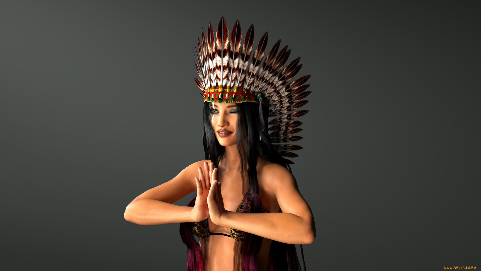 3д, графика, люди, , people, девушка, взгляд, фон