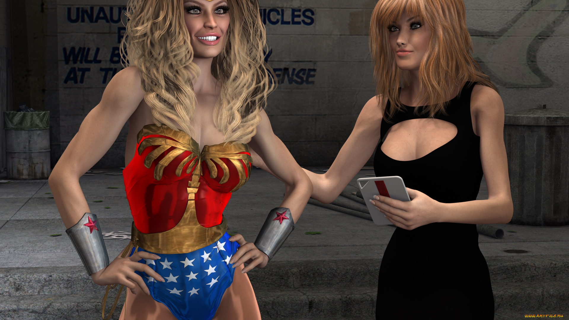 3д, графика, люди, , people, девушки, фон, взгляд