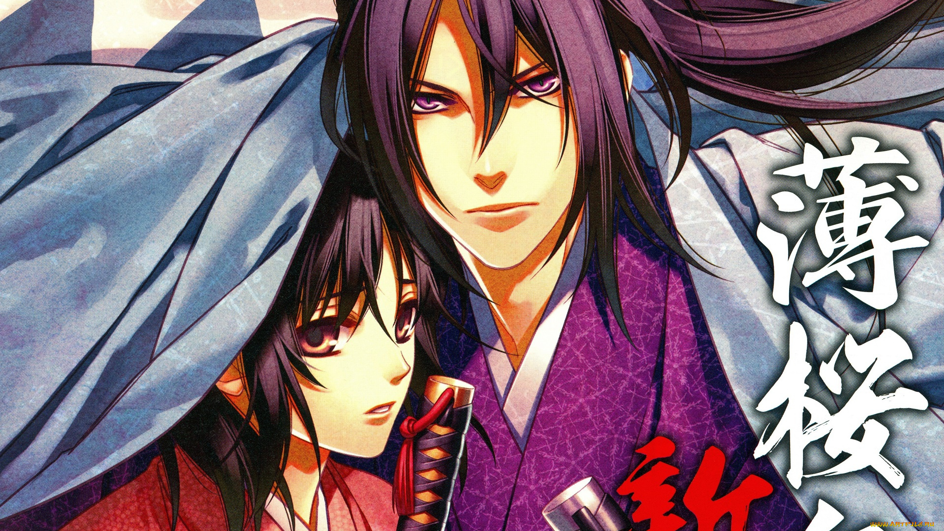 аниме, hakuouki, shinsengumi, kitan