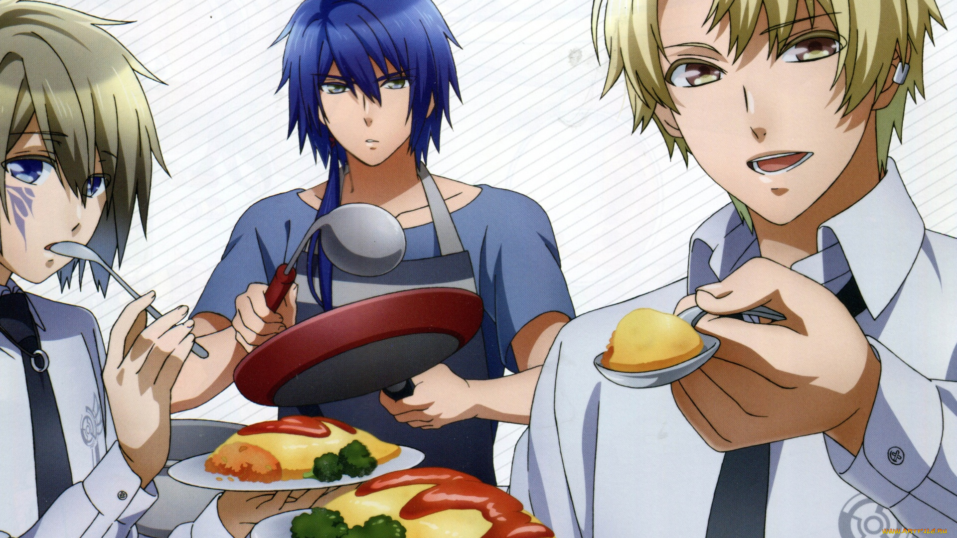 аниме, norn9, парни