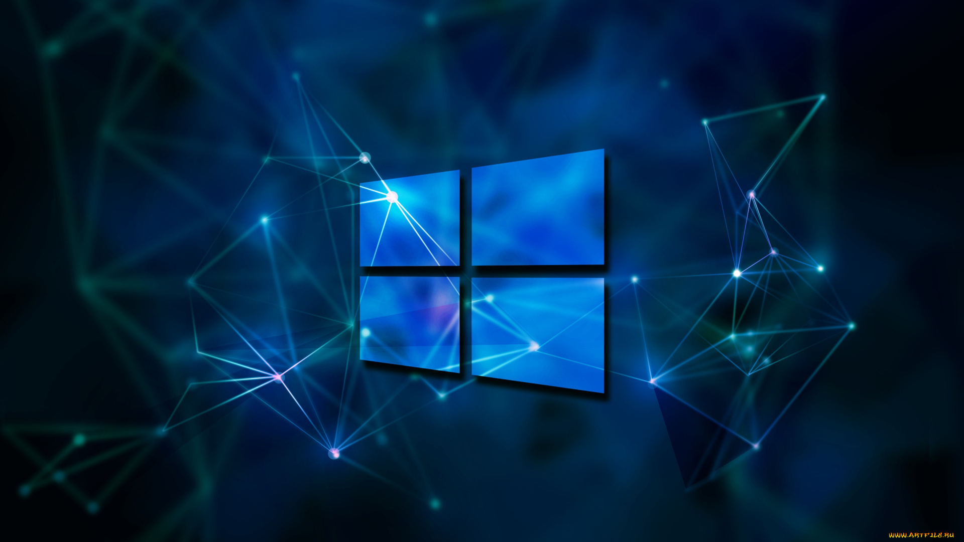 компьютеры, windows, 10, фон, логотип