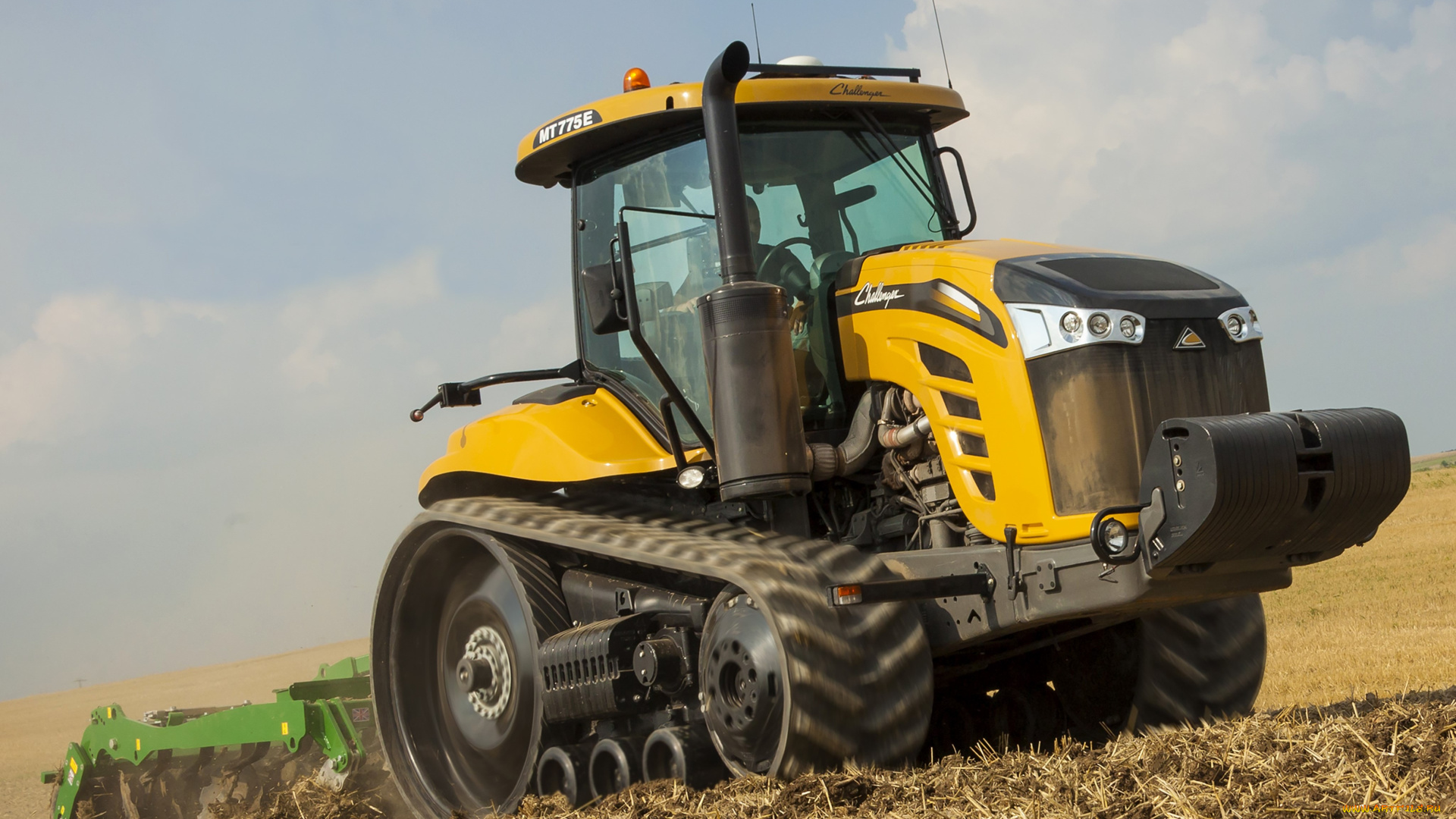 техника, тракторы, на, гусенецах, challenger