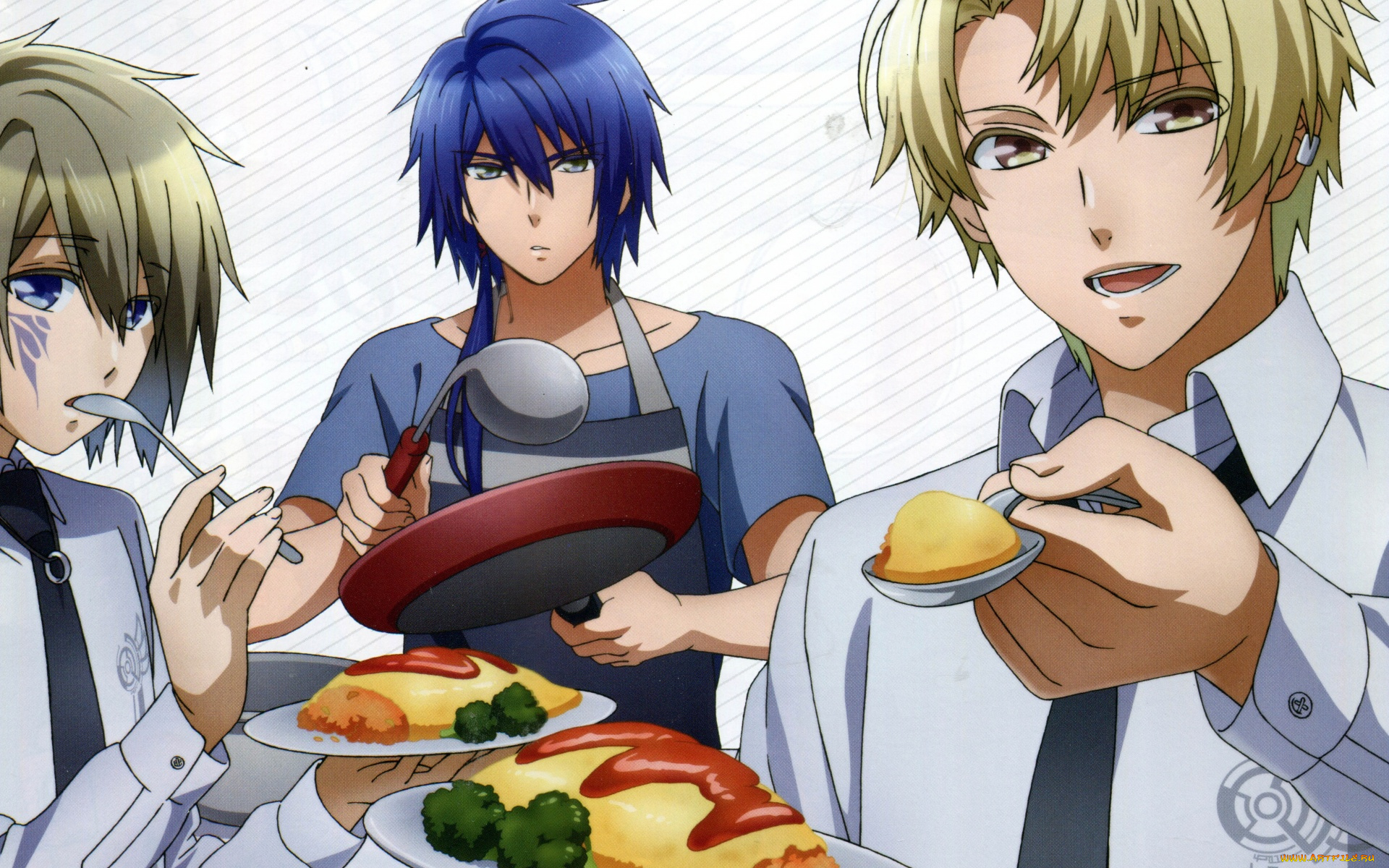 аниме, norn9, парни