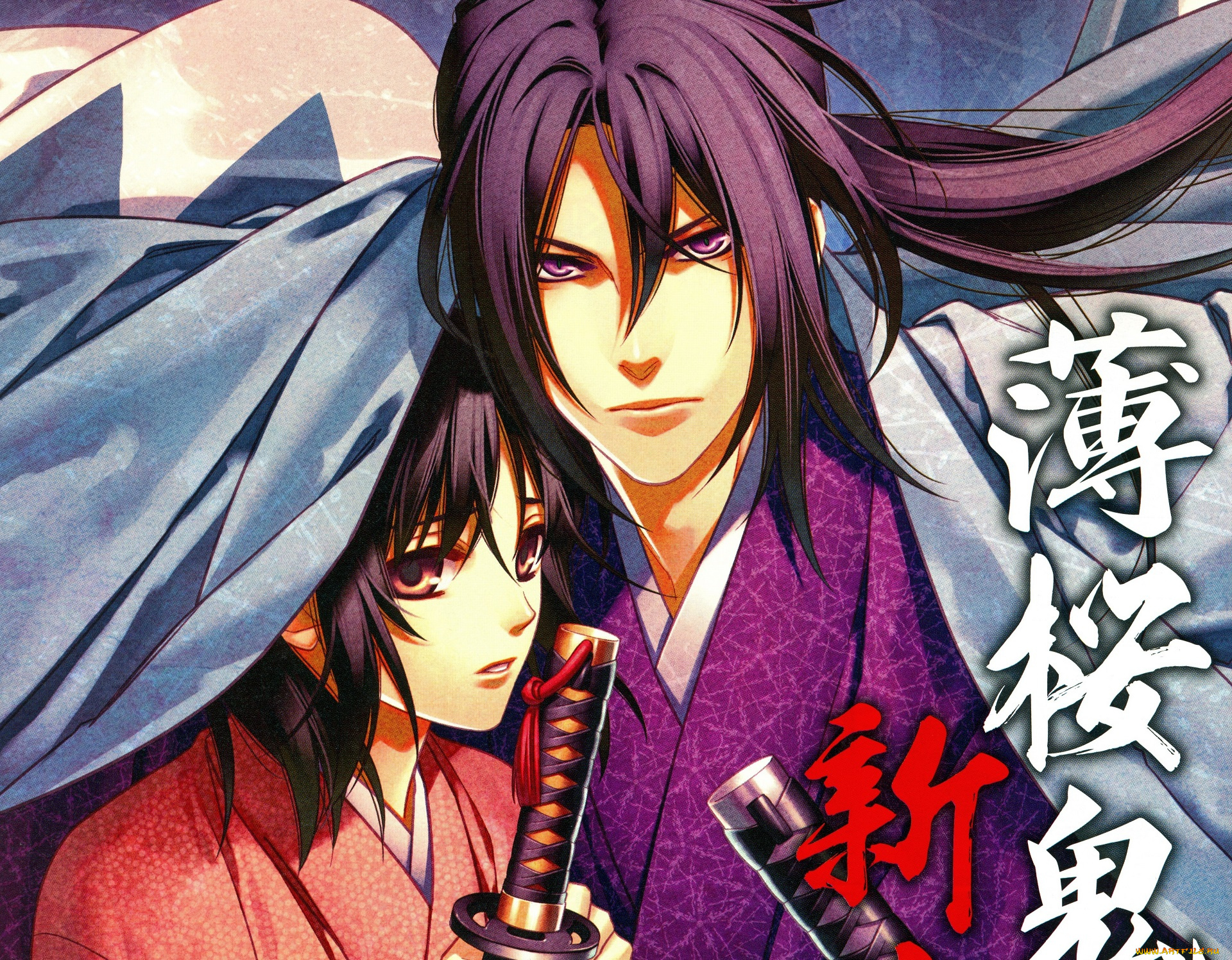 аниме, hakuouki, shinsengumi, kitan