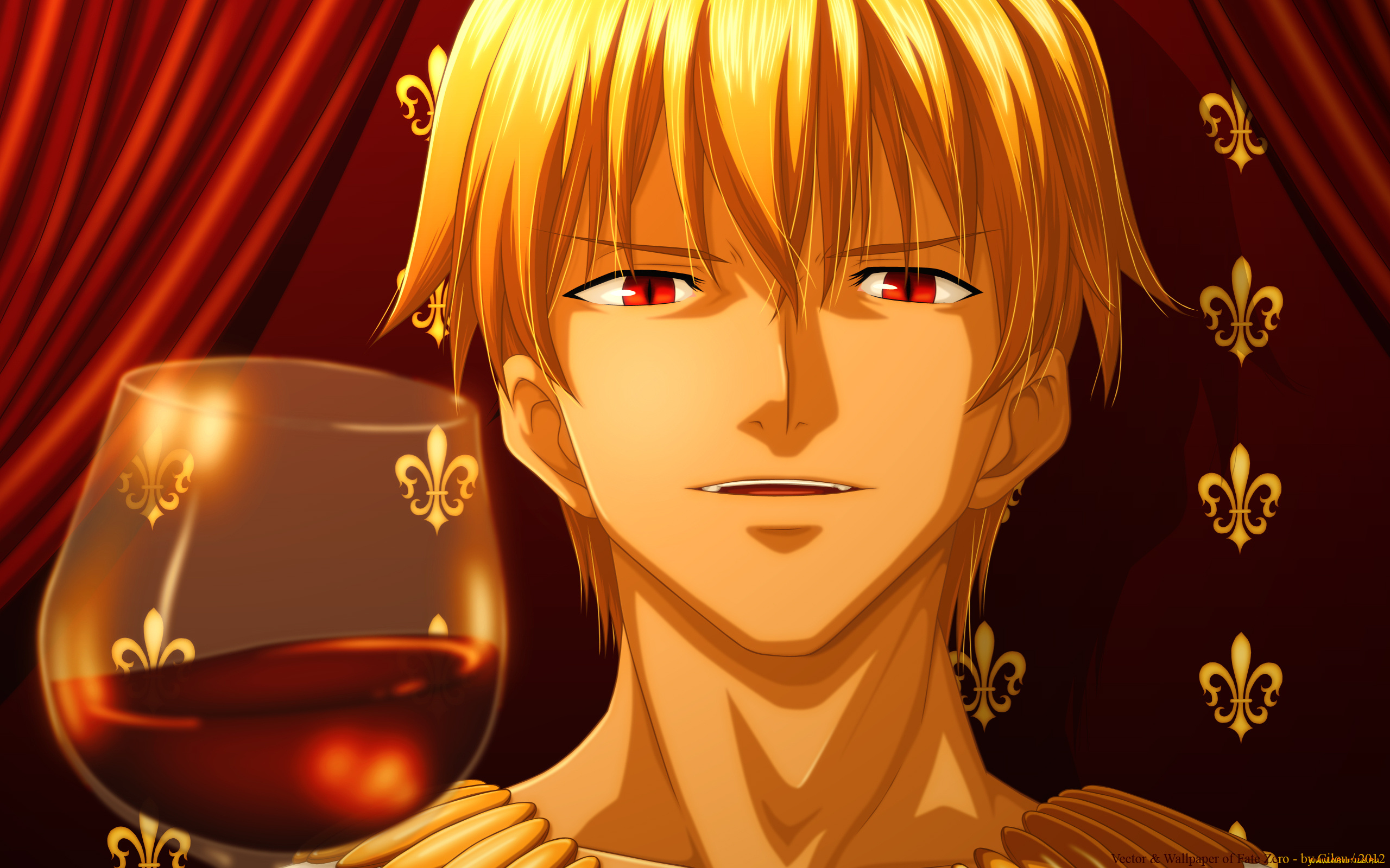 аниме, fate, zero, gilgamesh