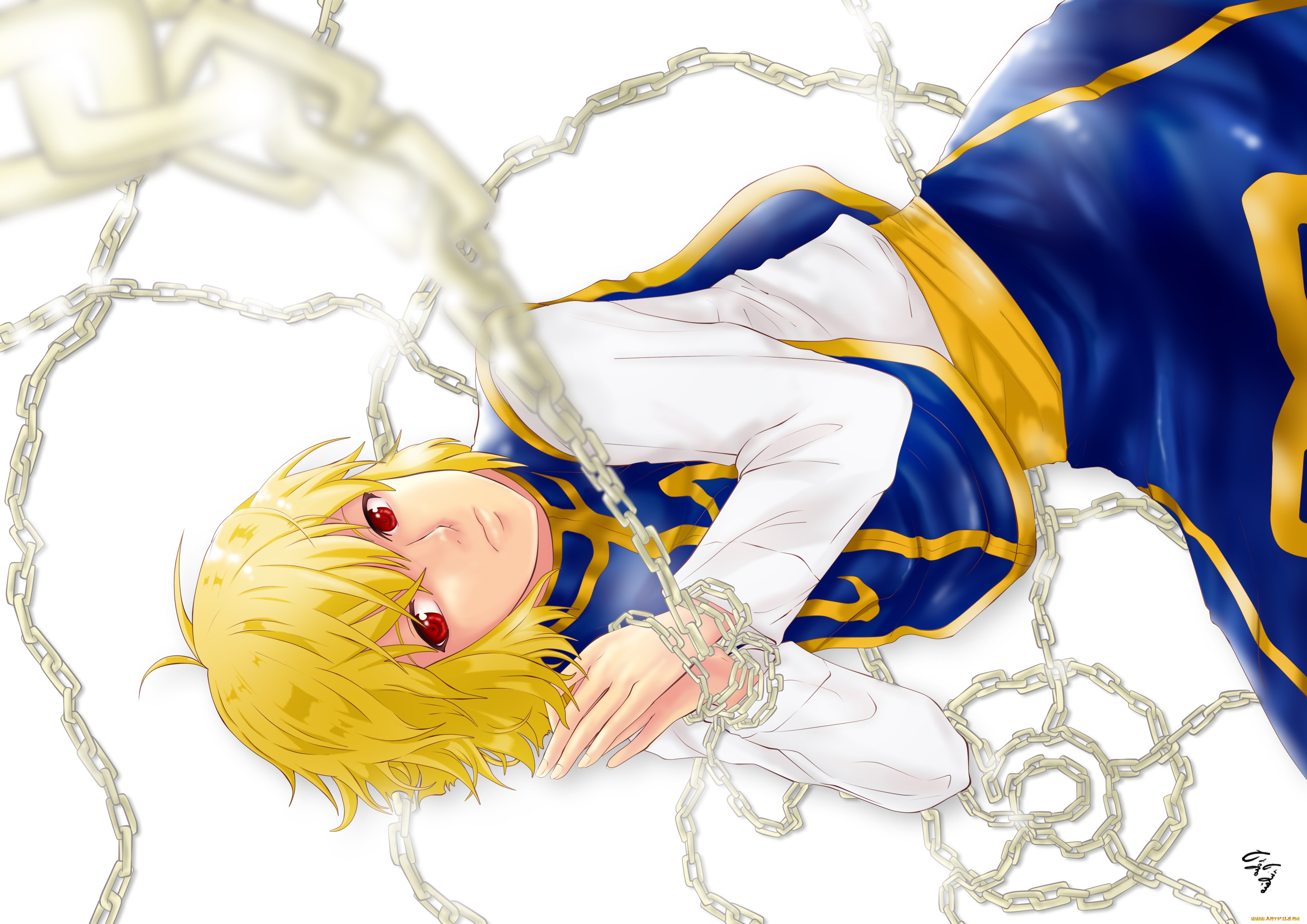 аниме, hunter, x, hunter, kurapika